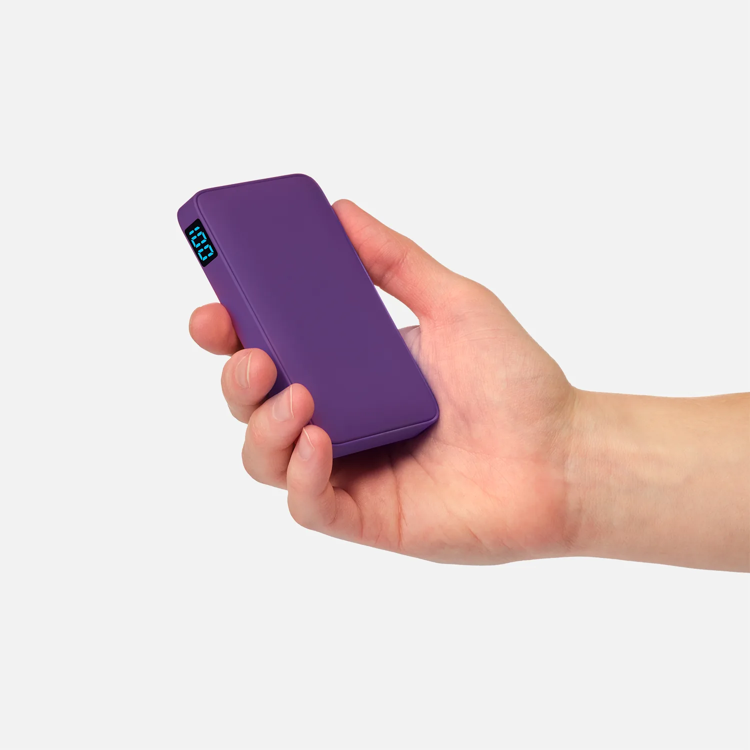 Внешний аккумулятор с подсветкой Анкор (Ancor) 5000 mAh, фиолетовый фото 7