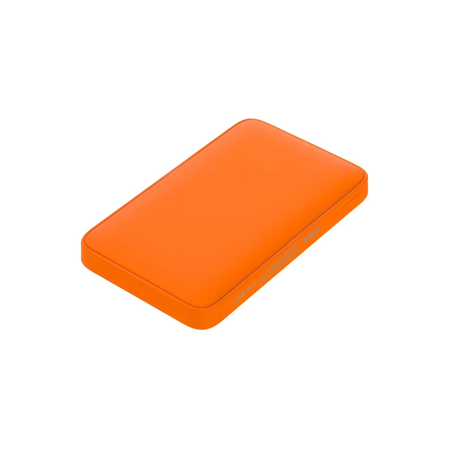 Внешний аккумулятор с подсветкой Анкор (Ancor) 5000 mAh, оранжевый фото 2