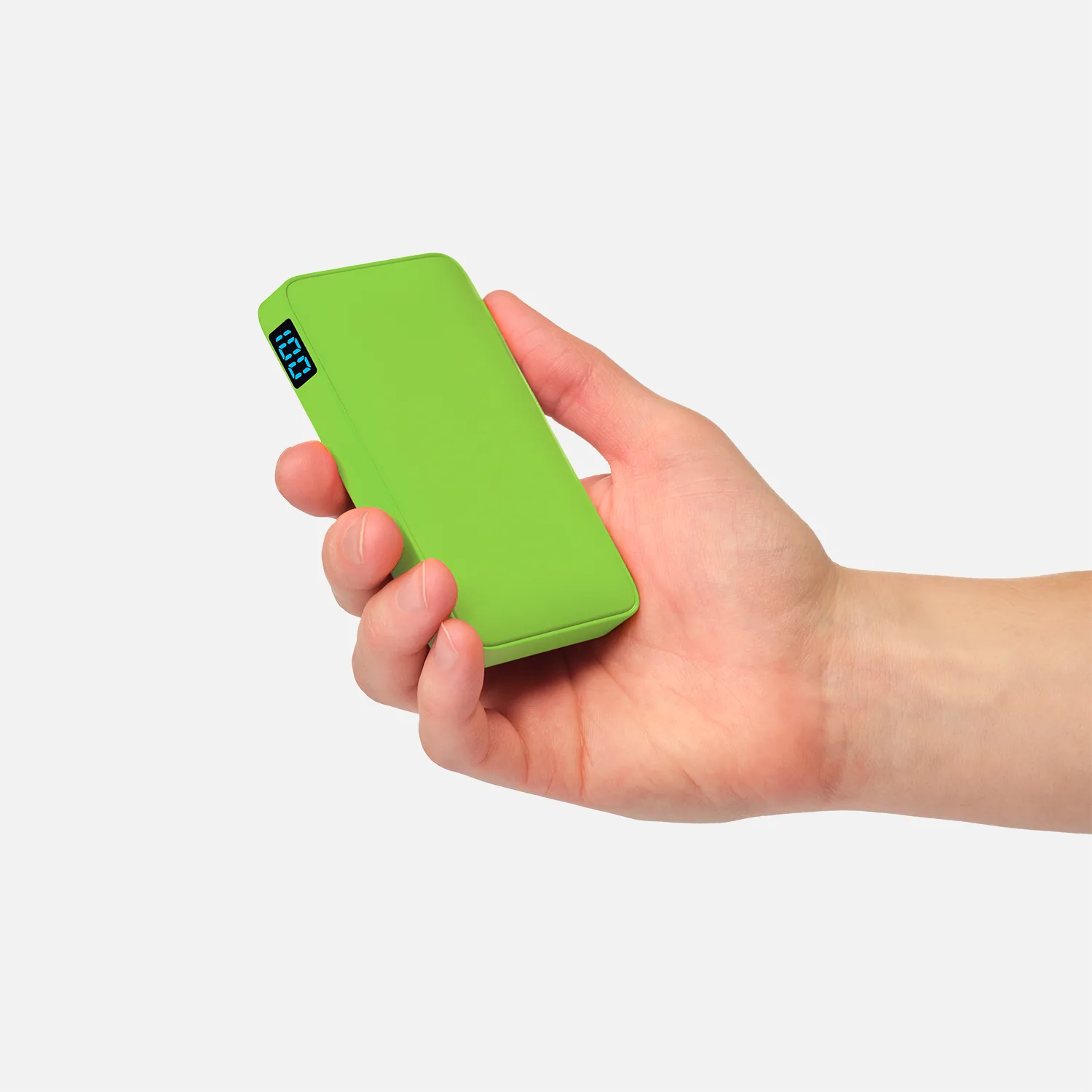 Внешний аккумулятор с подсветкой Анкор (Ancor) 5000 mAh, салатовый фото 7
