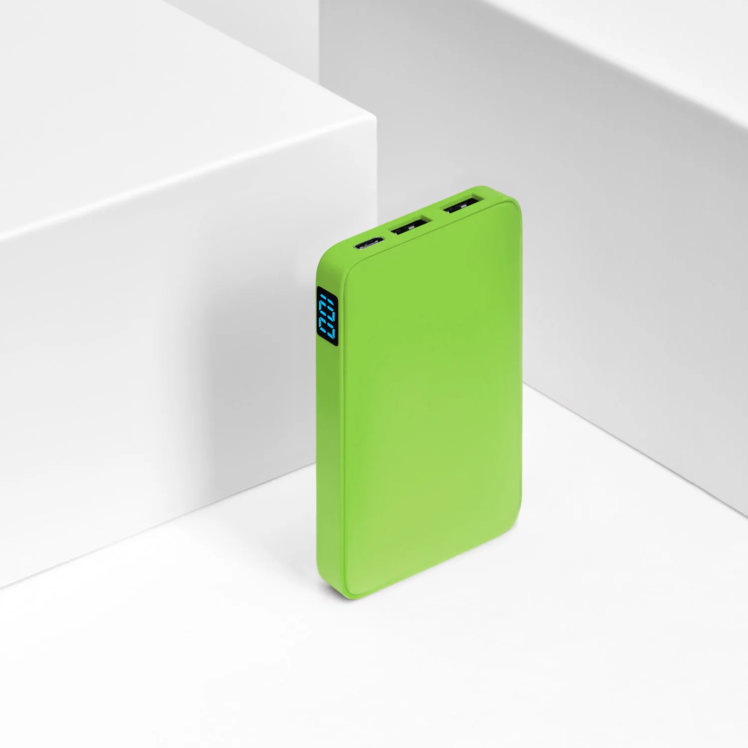 Внешний аккумулятор с подсветкой Анкор (Ancor) 5000 mAh, салатовый фото 8
