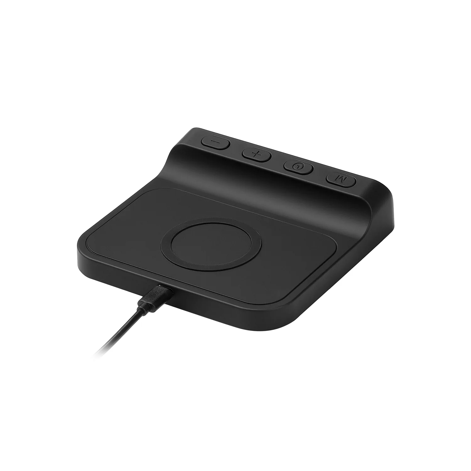 Зарядная станция с часами 15W Ригель (Rigel), черная фото 6