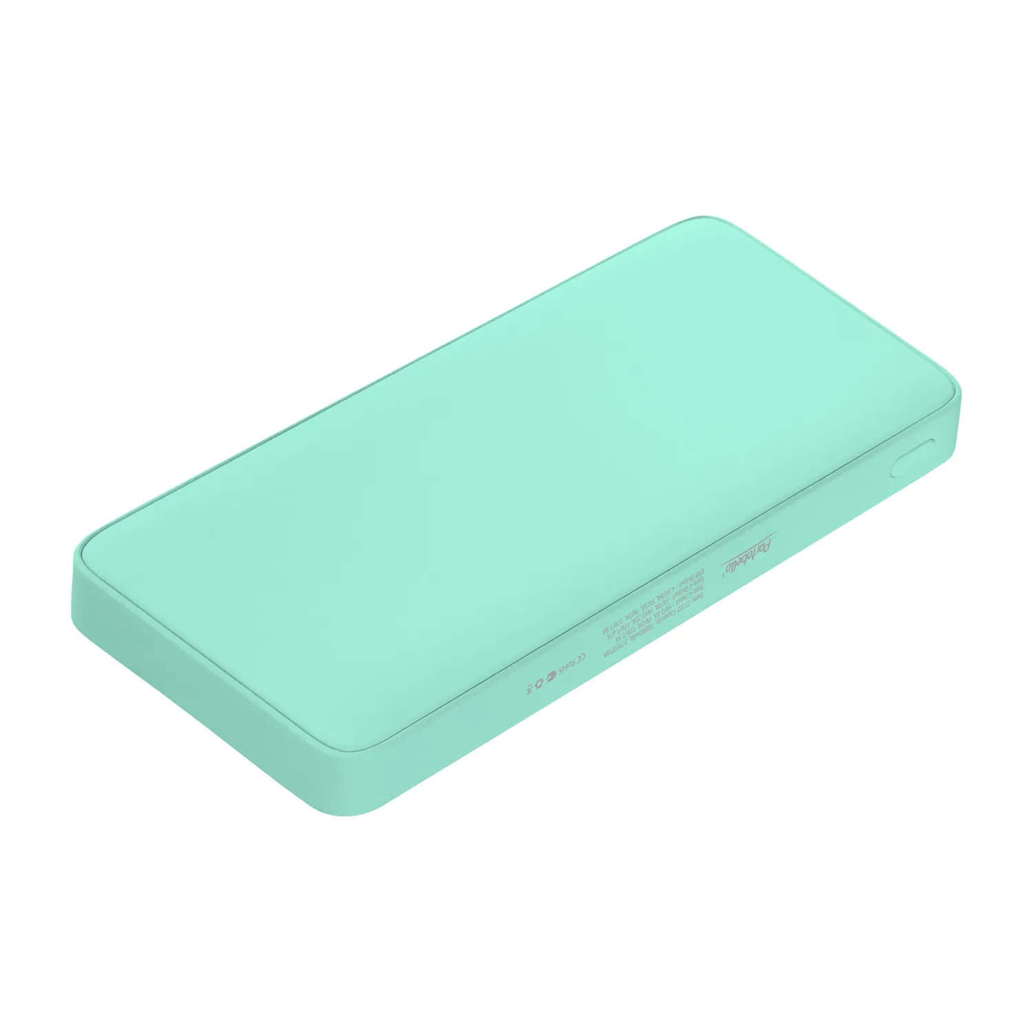Внешний аккумулятор с подсветкой Анкор Плюс PD (Ancor PD Plus) 10000 mAh, бирюзовый фото 2