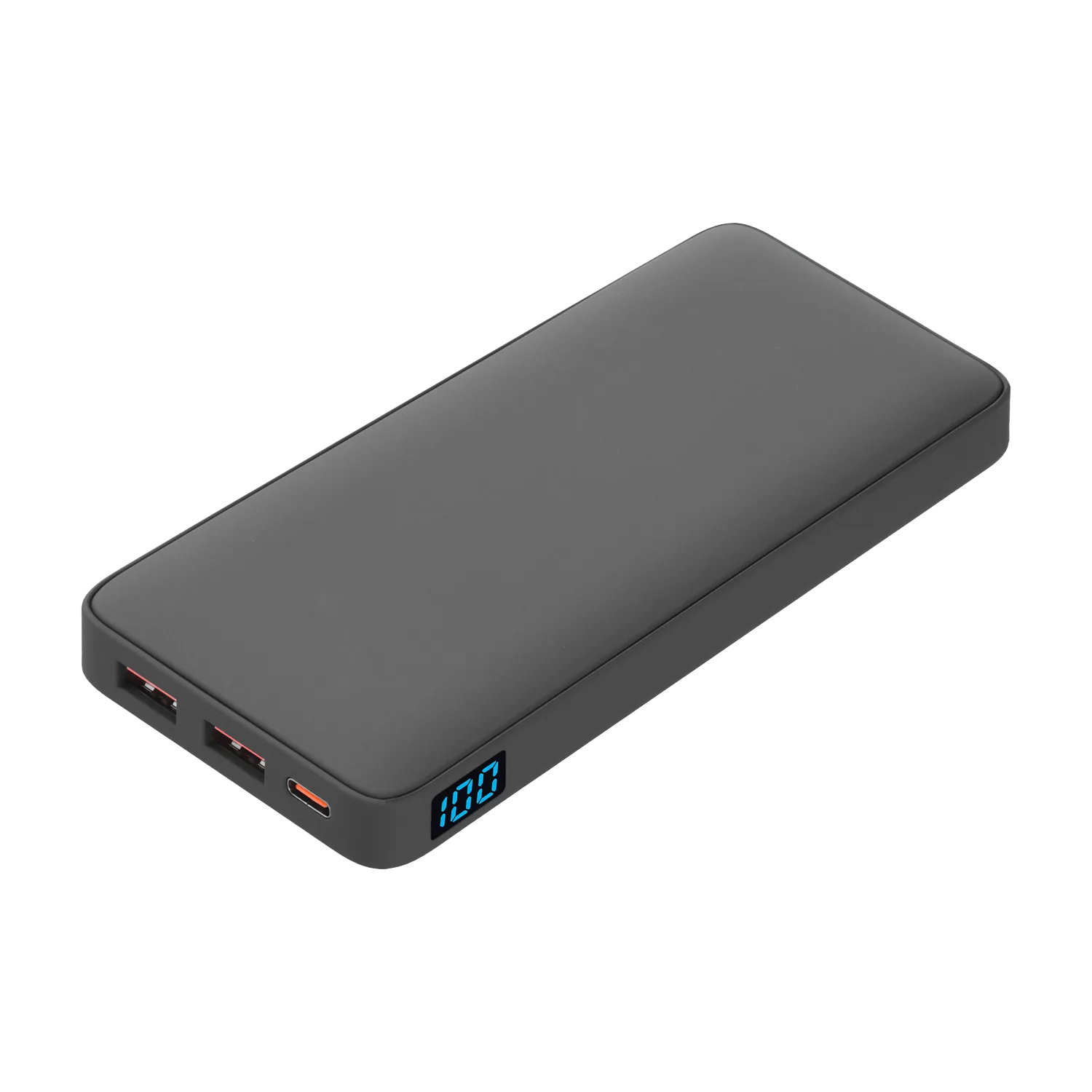 Внешний аккумулятор с подсветкой Анкор Плюс PD (Ancor PD Plus) 10000 mAh, серый