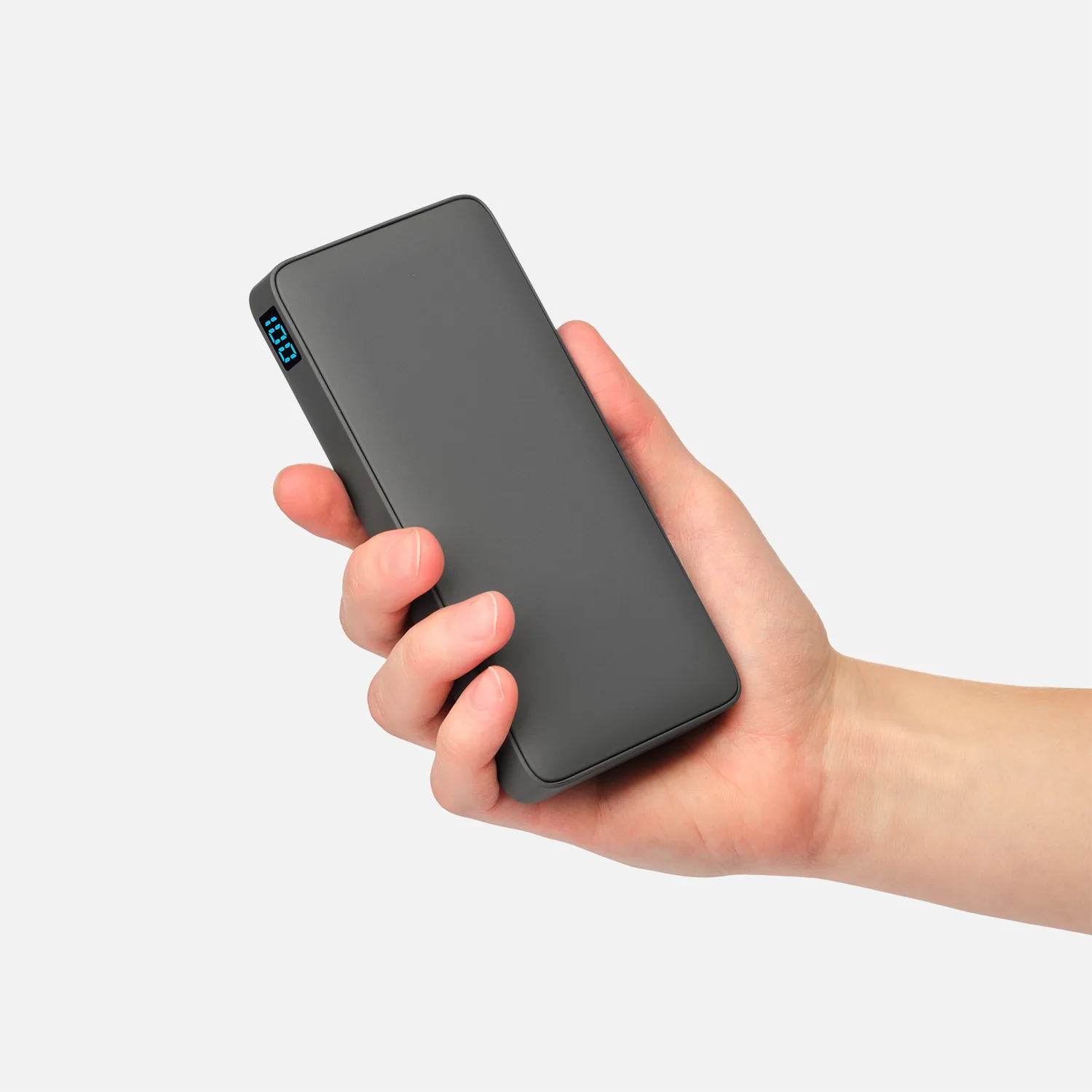 Внешний аккумулятор с подсветкой Анкор Плюс PD (Ancor PD Plus) 10000 mAh, серый фото 7
