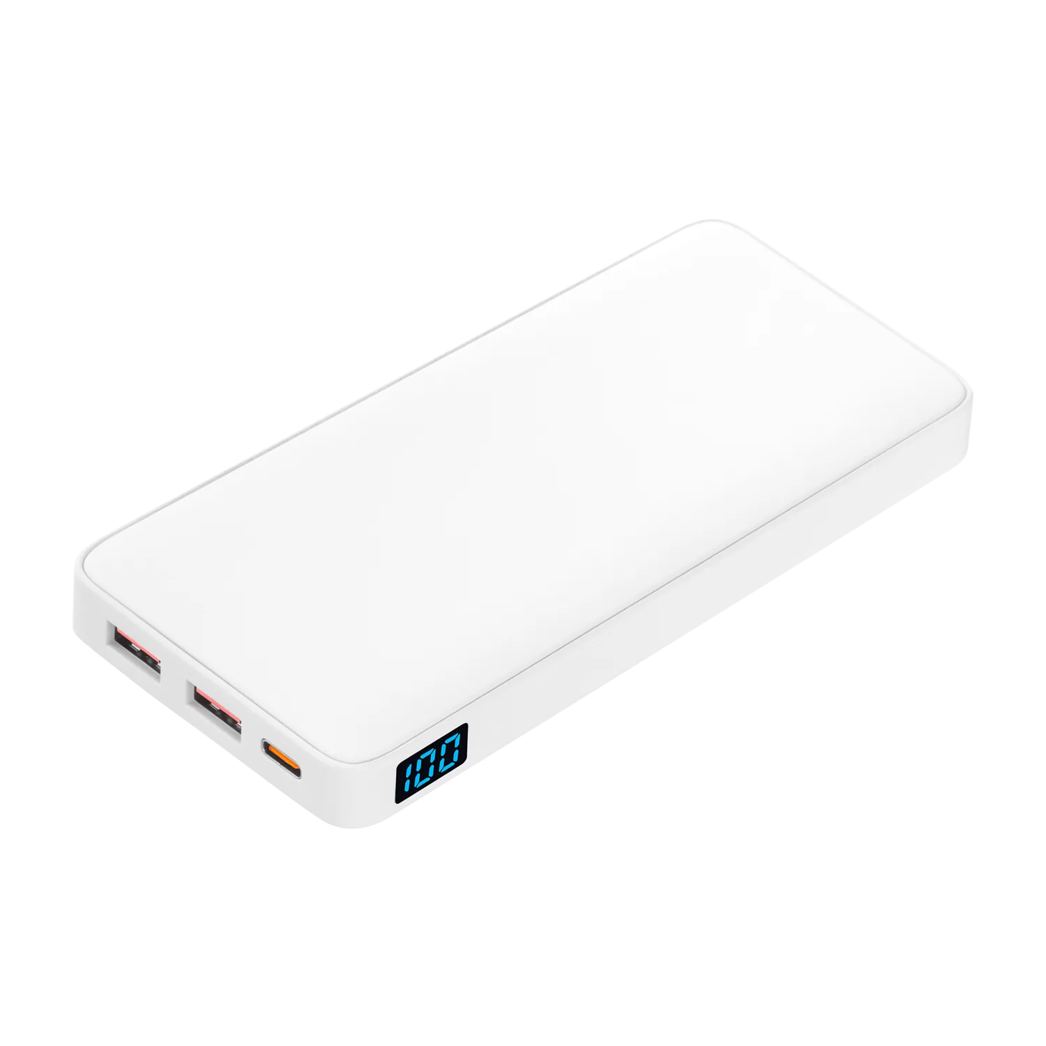 Внешний аккумулятор с подсветкой Анкор Плюс PD (Ancor PD Plus) 10000 mAh, белый