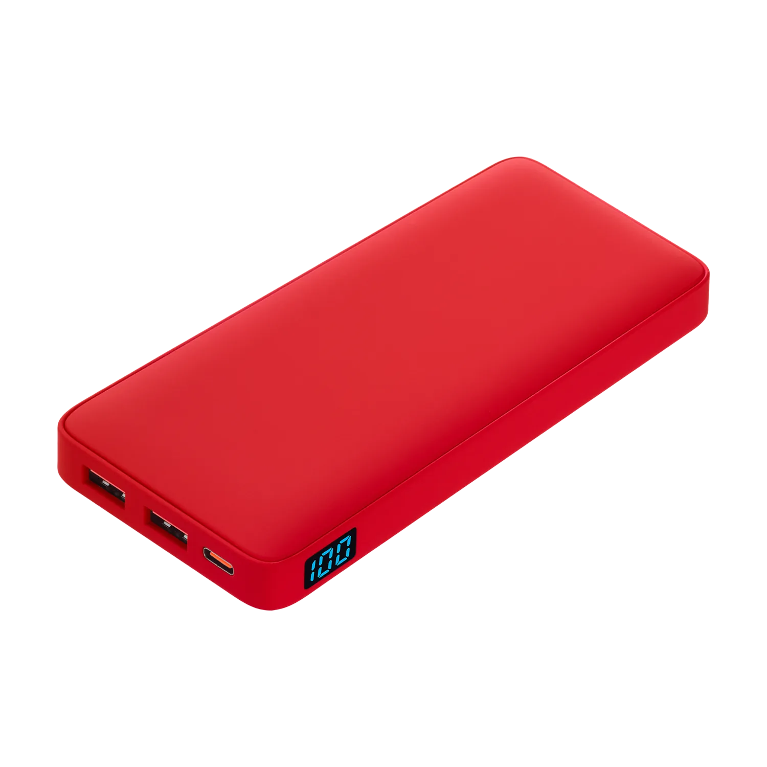 Внешний аккумулятор с подсветкой Анкор Плюс PD (Ancor PD Plus) 10000 mAh, красный