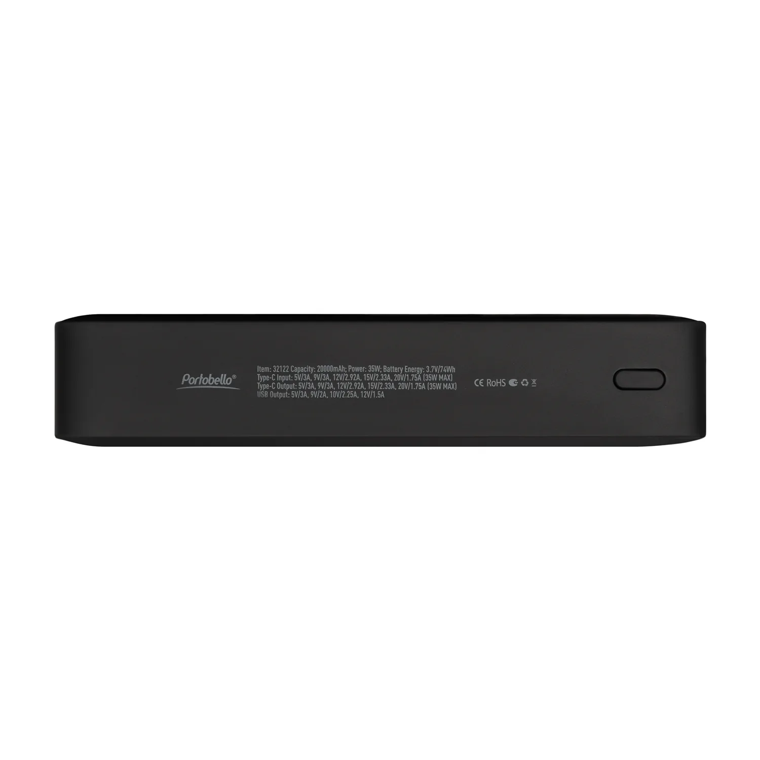 Внешний аккумулятор с подсветкой Анкор Плюс PD (Ancor PD Plus) 20000 mAh, черный фото 6