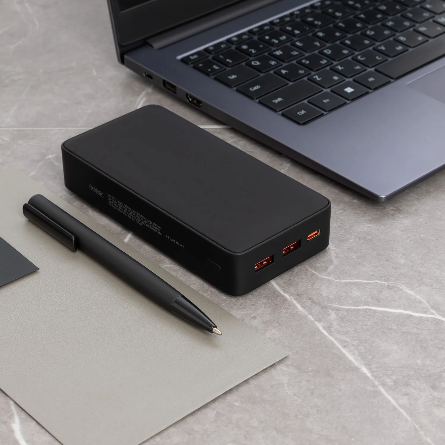 Внешний аккумулятор с подсветкой Анкор Плюс PD (Ancor PD Plus) 20000 mAh, черный фото 8
