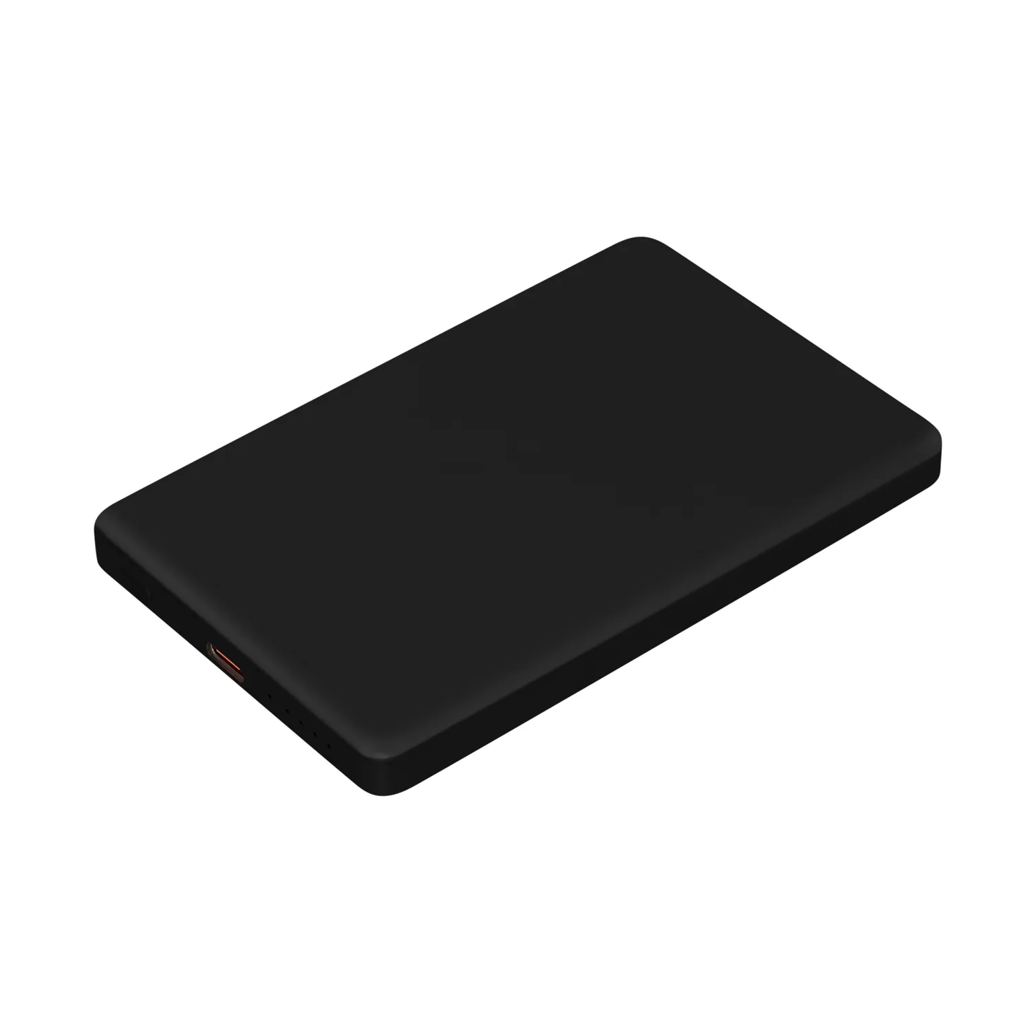 Внешний аккумулятор Атлантис (Atlantis) PD 5000mAh с функцией беспроводной зарядки 15W, черный фото 2