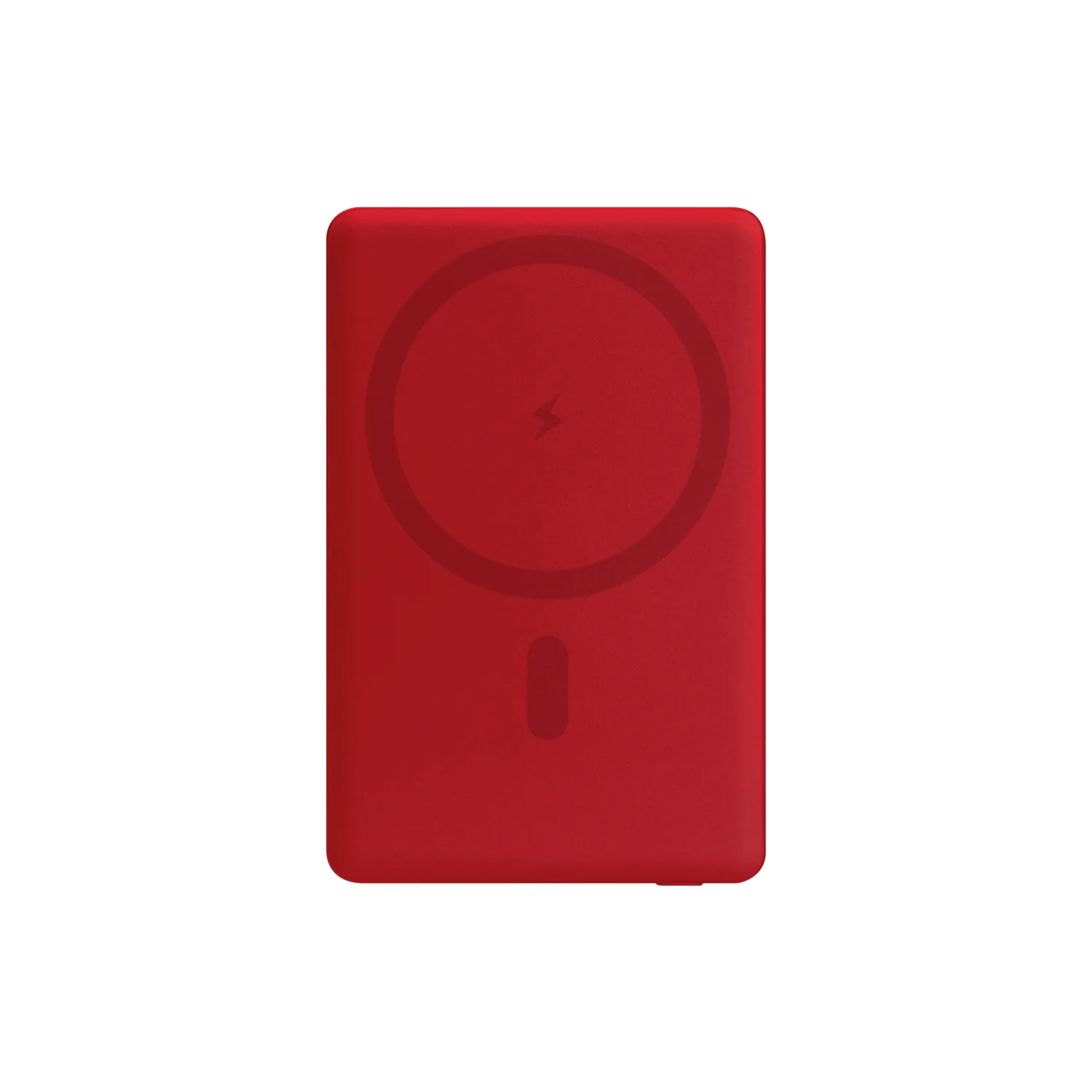 Внешний аккумулятор Атлантис (Atlantis) PD 5000mAh с функцией беспроводной зарядки 15W, красный фото 6