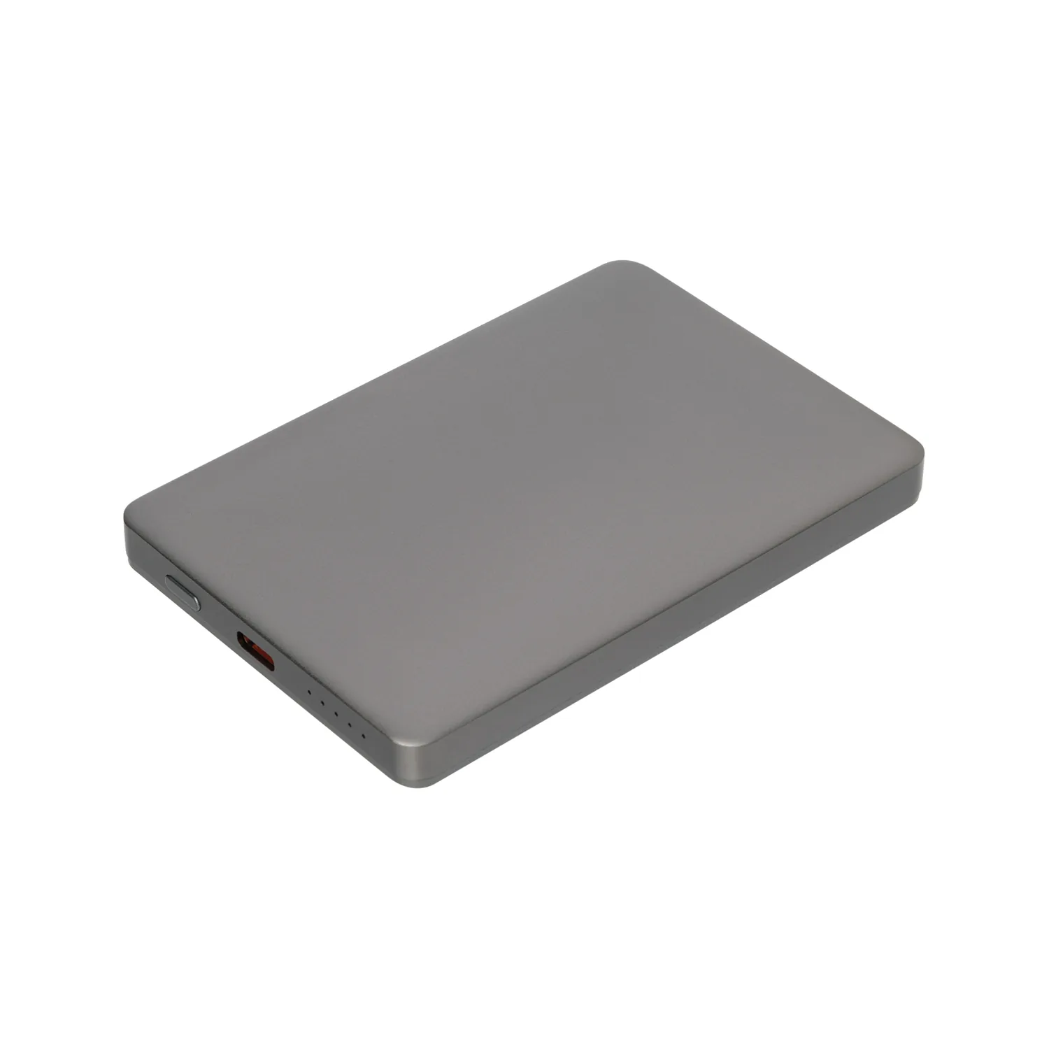 Внешний аккумулятор Оникс PD (Onyx PD) 5000mAh с функцией беспроводной зарядки 15W, серый фото 2