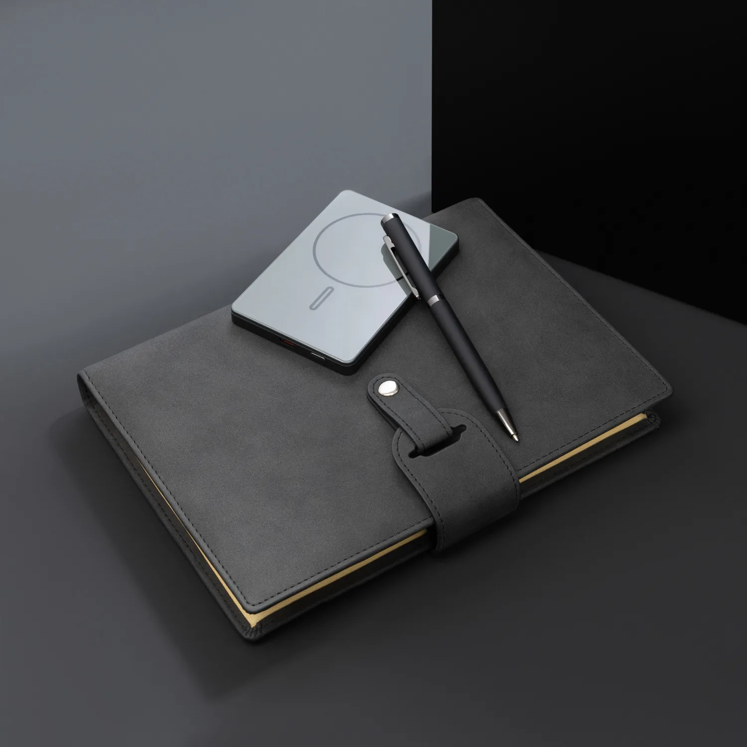 Внешний аккумулятор Оникс PD (Onyx PD) 5000mAh с функцией беспроводной зарядки 15W, серый фото 9
