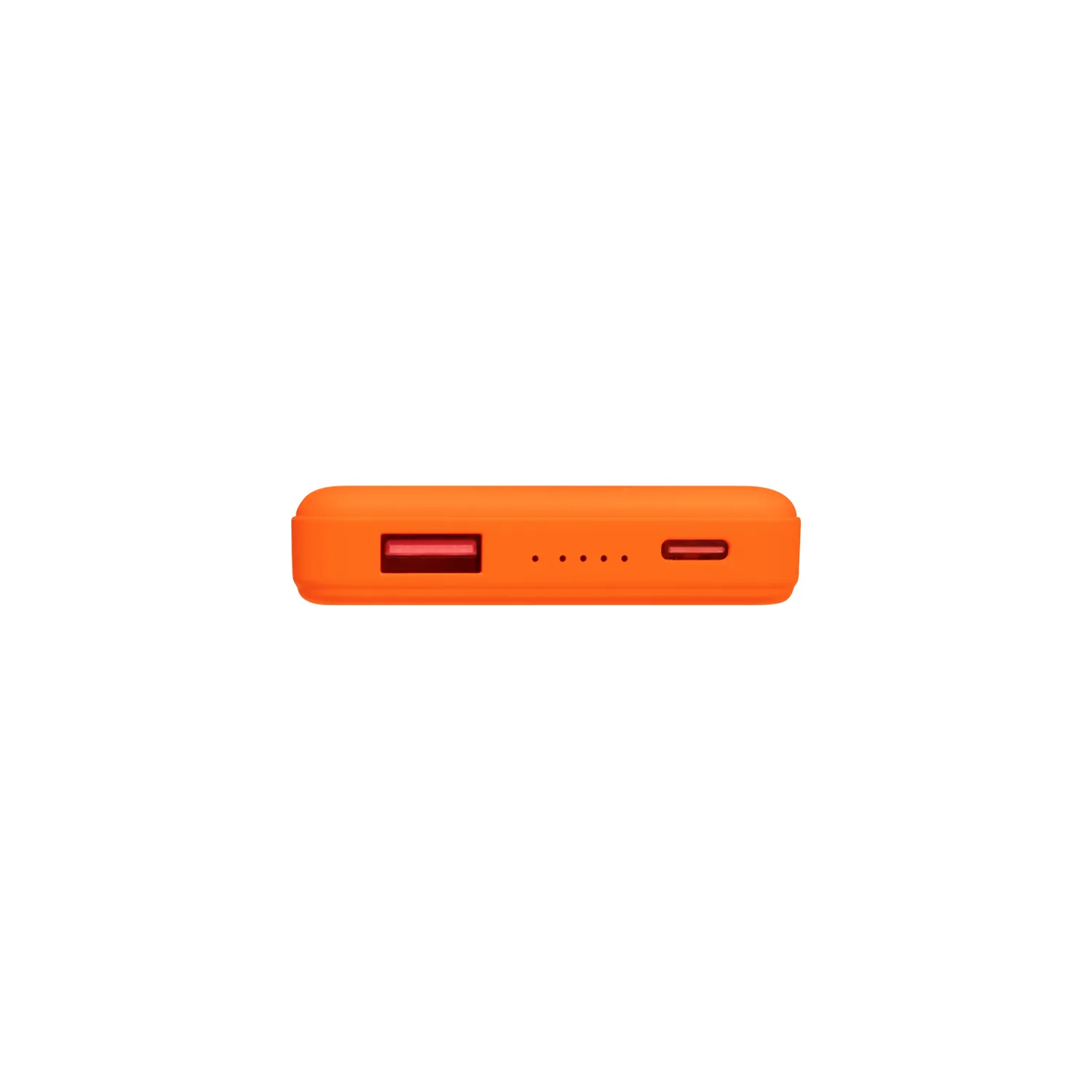 Внешний аккумулятор Ларго PD (Largo PD) 5000mAh с функцией беспроводной зарядки 15W, оранжевый фото 6