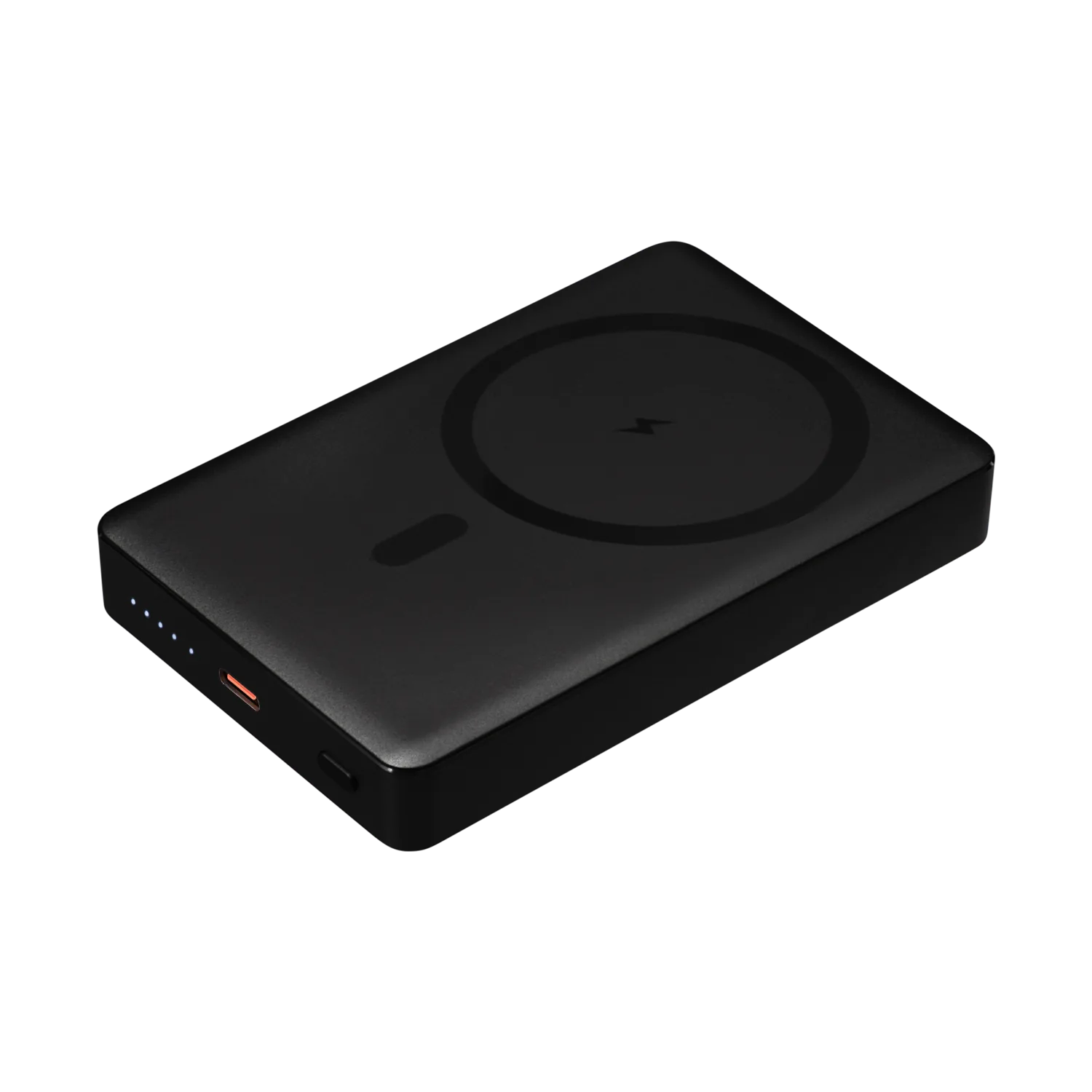 Внешний аккумулятор Атлантис Плюс PD (Atlantis PD Plus) 10000mAh с функцией беспроводной зарядки 15W, черный