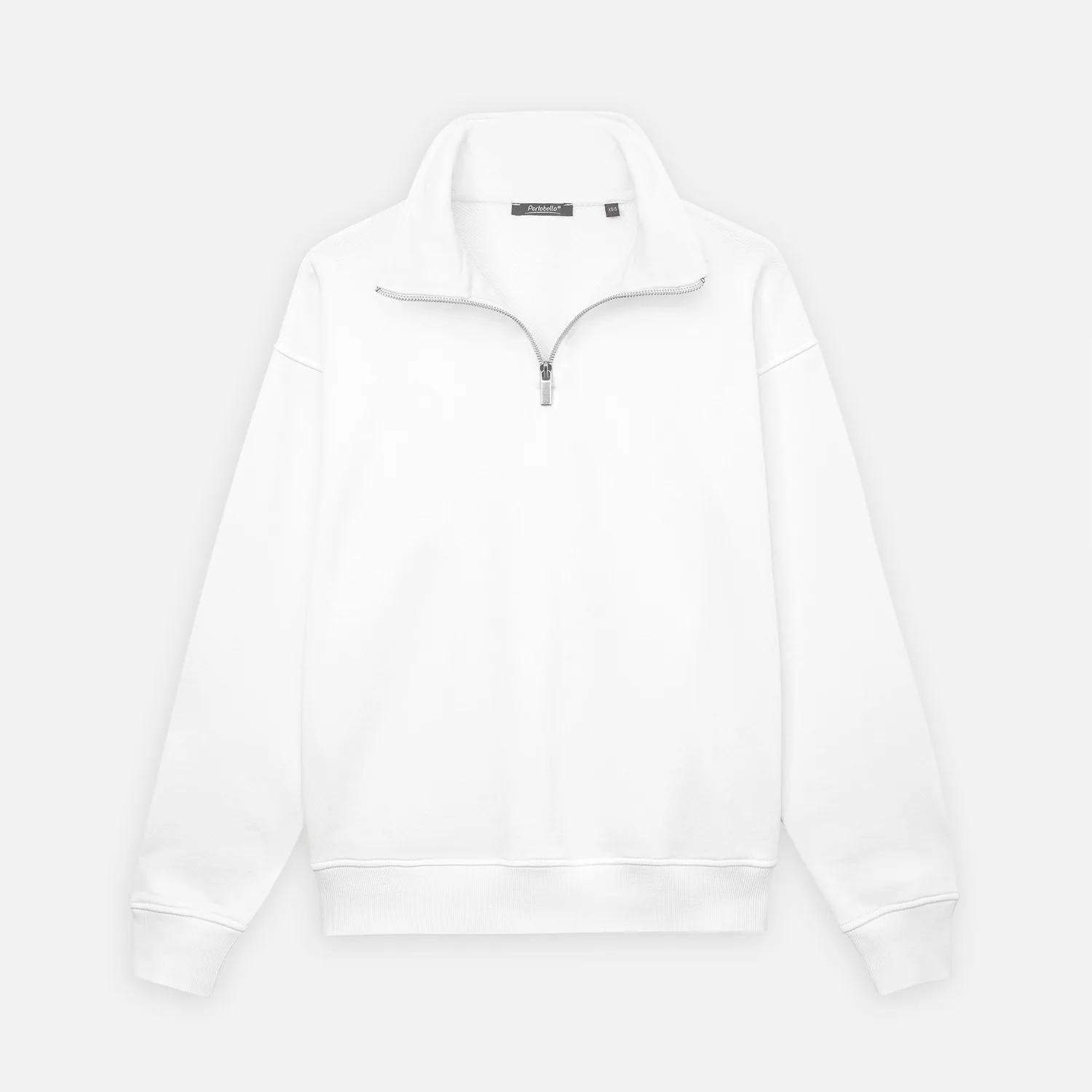 Толстовка на молнии унисекс Флоу (Flow), белая, размер 3XL/4XL фото 8