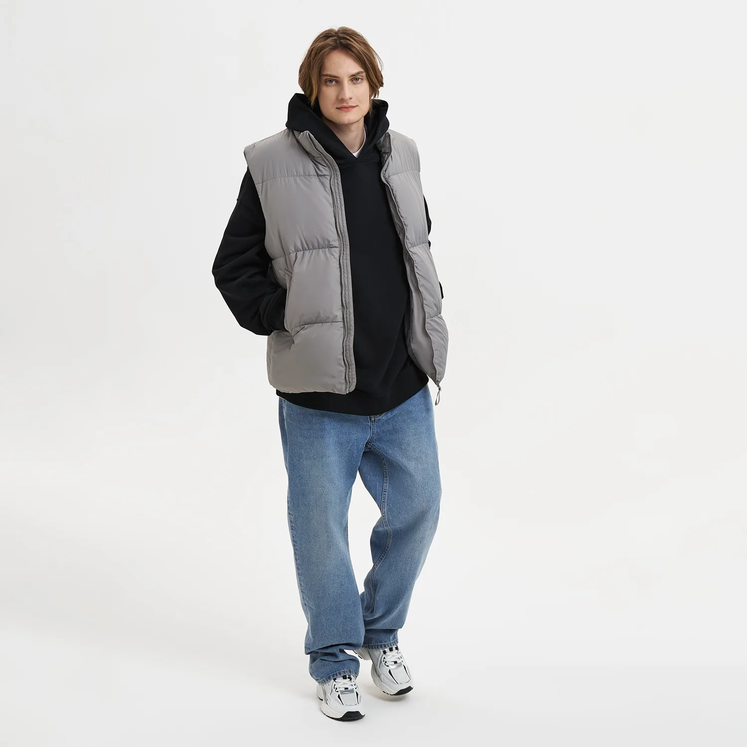 Худи оверсайз унисекс Фьюжн (Fusion), черный, размер 3XL/4XL фото 10