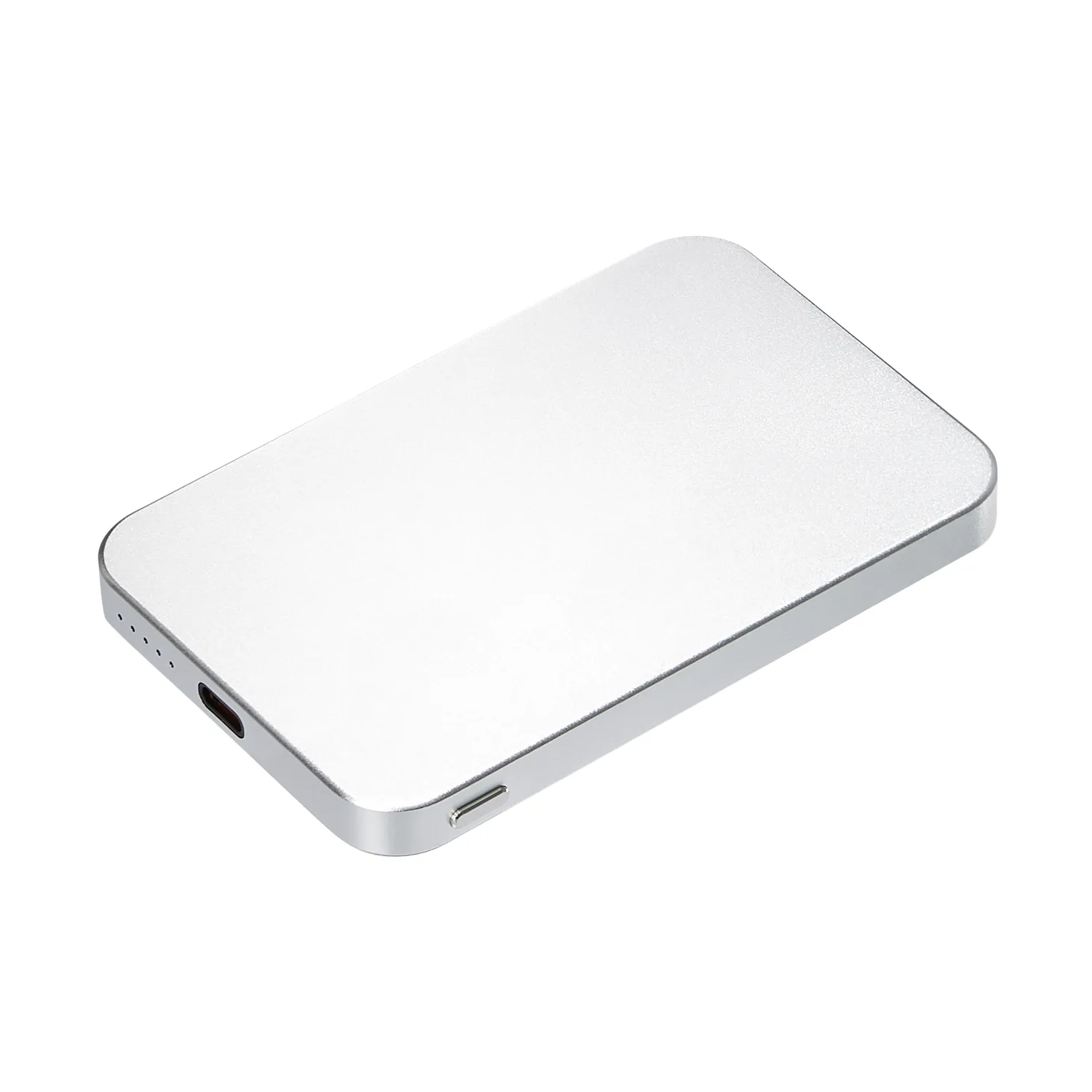 Внешний аккумулятор Артекс PD (Artex PD) 5000mAh с функцией беспроводной зарядки 15W, серебряный фото 2