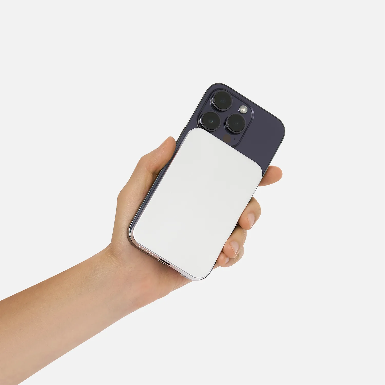 Внешний аккумулятор Артекс PD (Artex PD) 5000mAh с функцией беспроводной зарядки 15W, серебряный фото 9