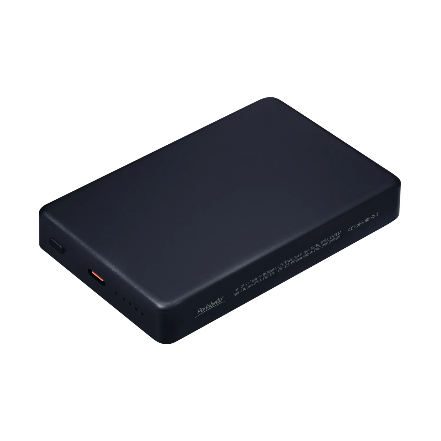 Внешний аккумулятор Атлантис Плюс PD (Atlantis PD Plus) 10000mAh с функцией беспроводной зарядки 15W, синий фото 2