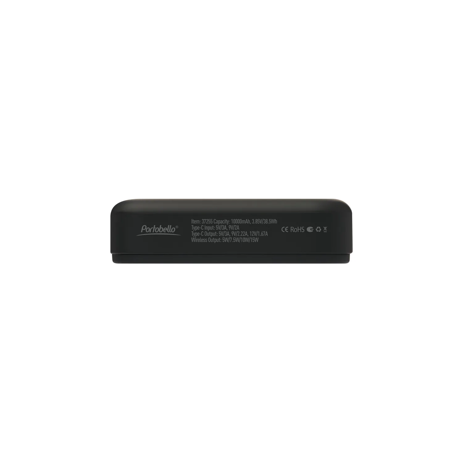 Внешний аккумулятор Юнион PD (Union PD) 10000mAh с функцией беспроводной зарядки 15W, черный фото 8