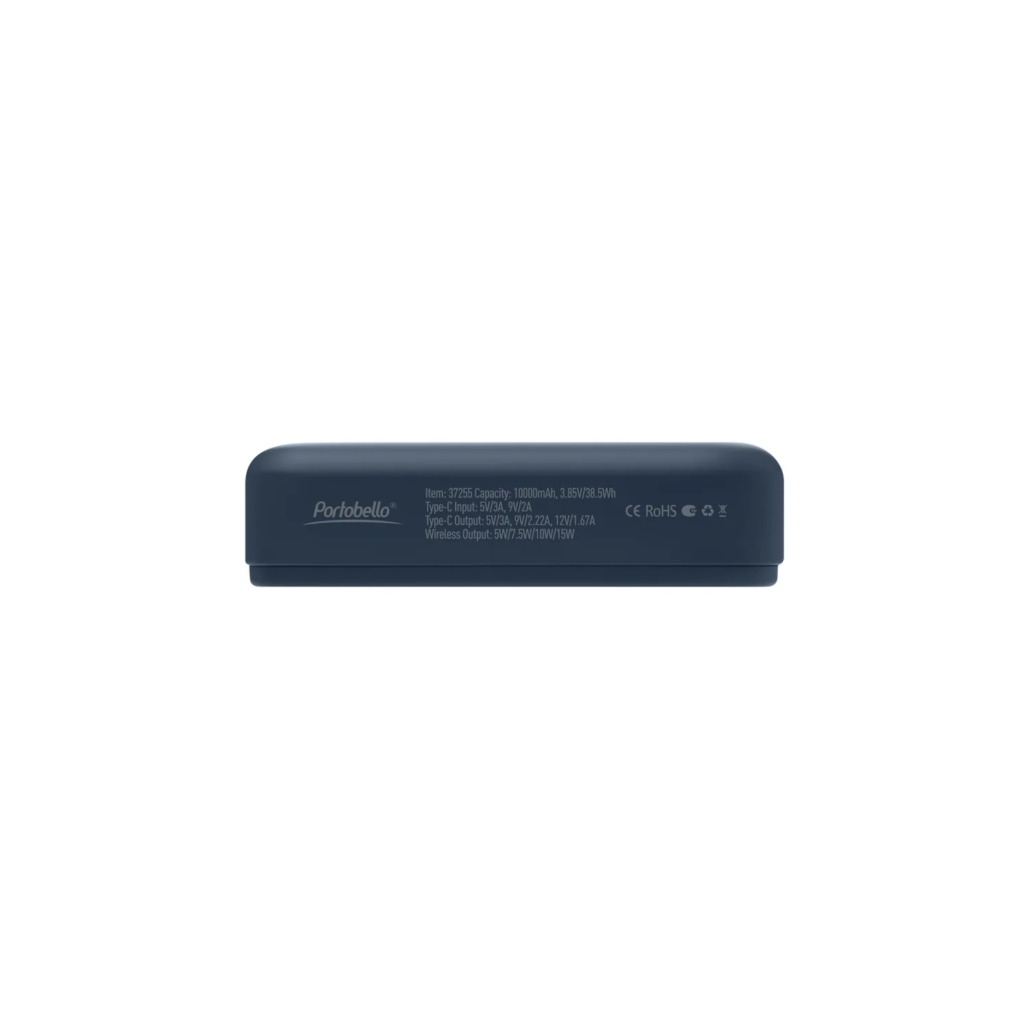 Внешний аккумулятор Юнион PD (Union PD) 10000mAh с функцией беспроводной зарядки 15W, синий фото 8