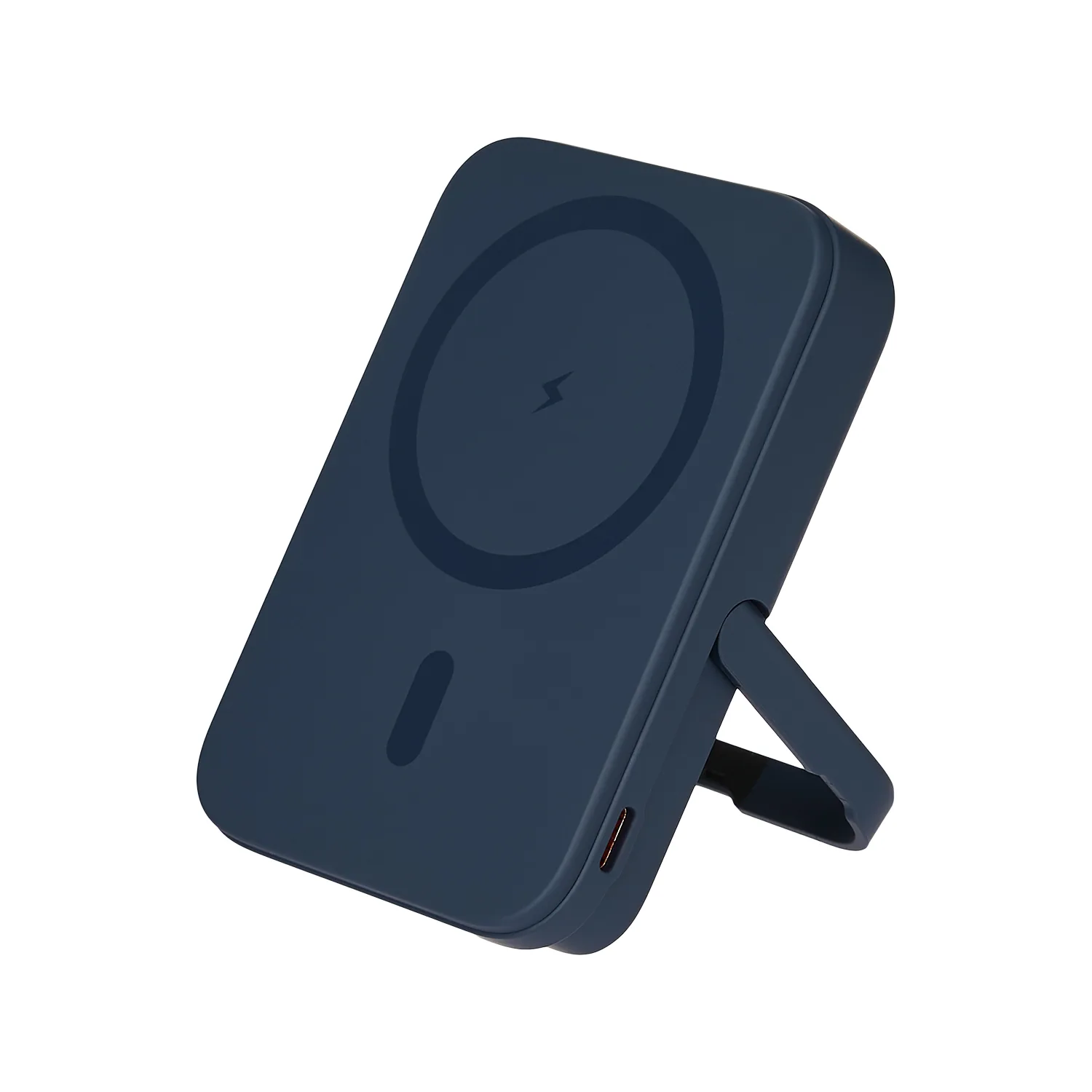 Внешний аккумулятор Юнион PD (Union PD) 10000mAh с функцией беспроводной зарядки 15W, синий фото 9