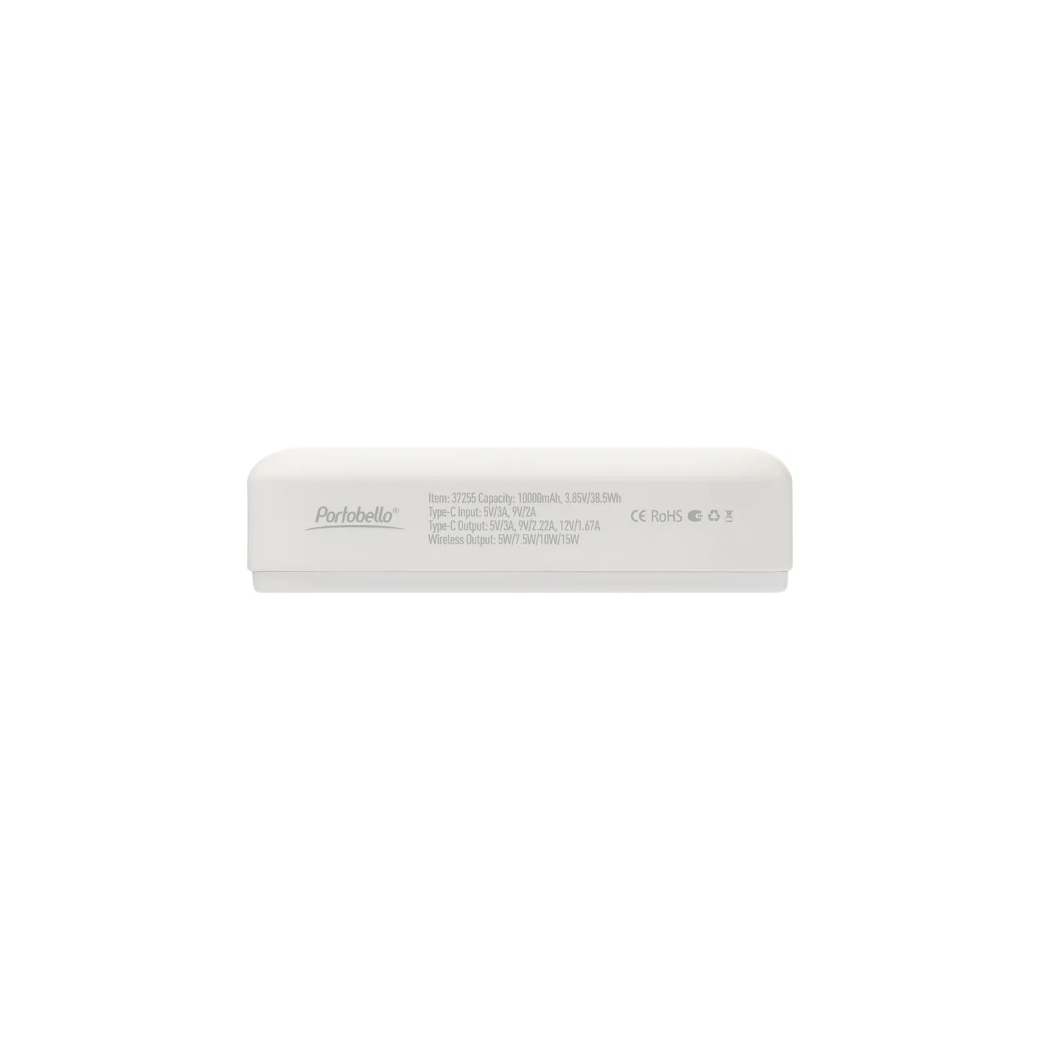 Внешний аккумулятор Юнион PD (Union PD) 10000mAh с функцией беспроводной зарядки 15W, белый фото 8