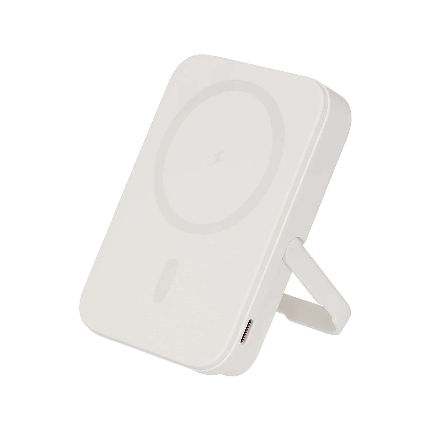 Внешний аккумулятор Юнион PD (Union PD) 10000mAh с функцией беспроводной зарядки 15W, белый фото 9