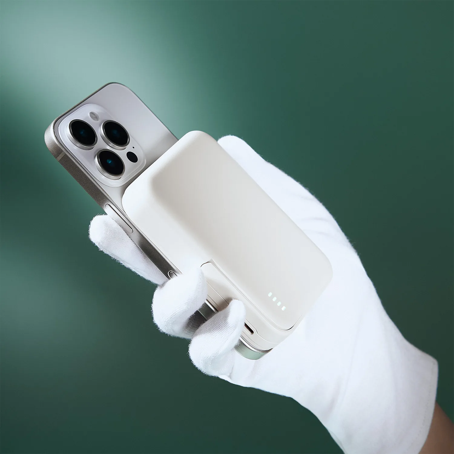 Внешний аккумулятор Юнион PD (Union PD) 10000mAh с функцией беспроводной зарядки 15W, белый фото 11