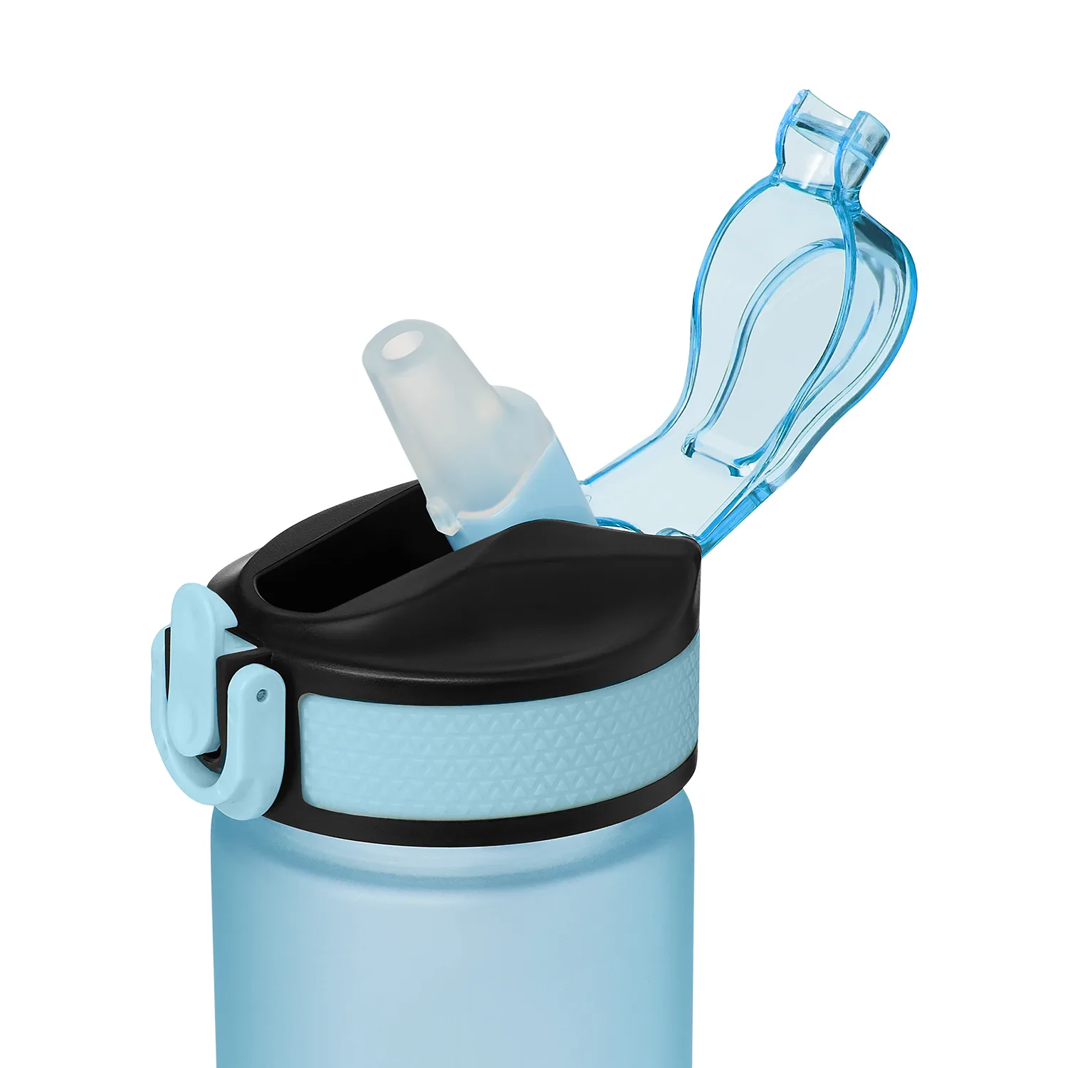 Бутылка для воды Флип мини (Flip mini), голубая фото 3