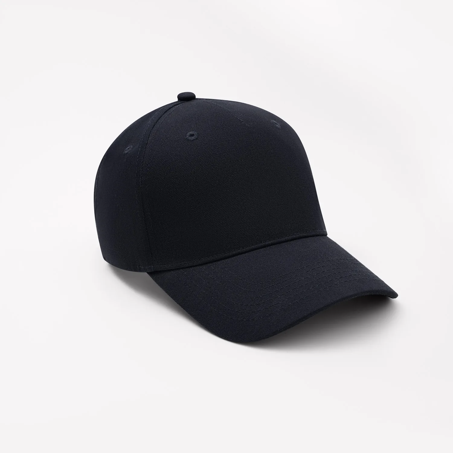 Бейсболка Фит (Fit), 5 клиньев, черный