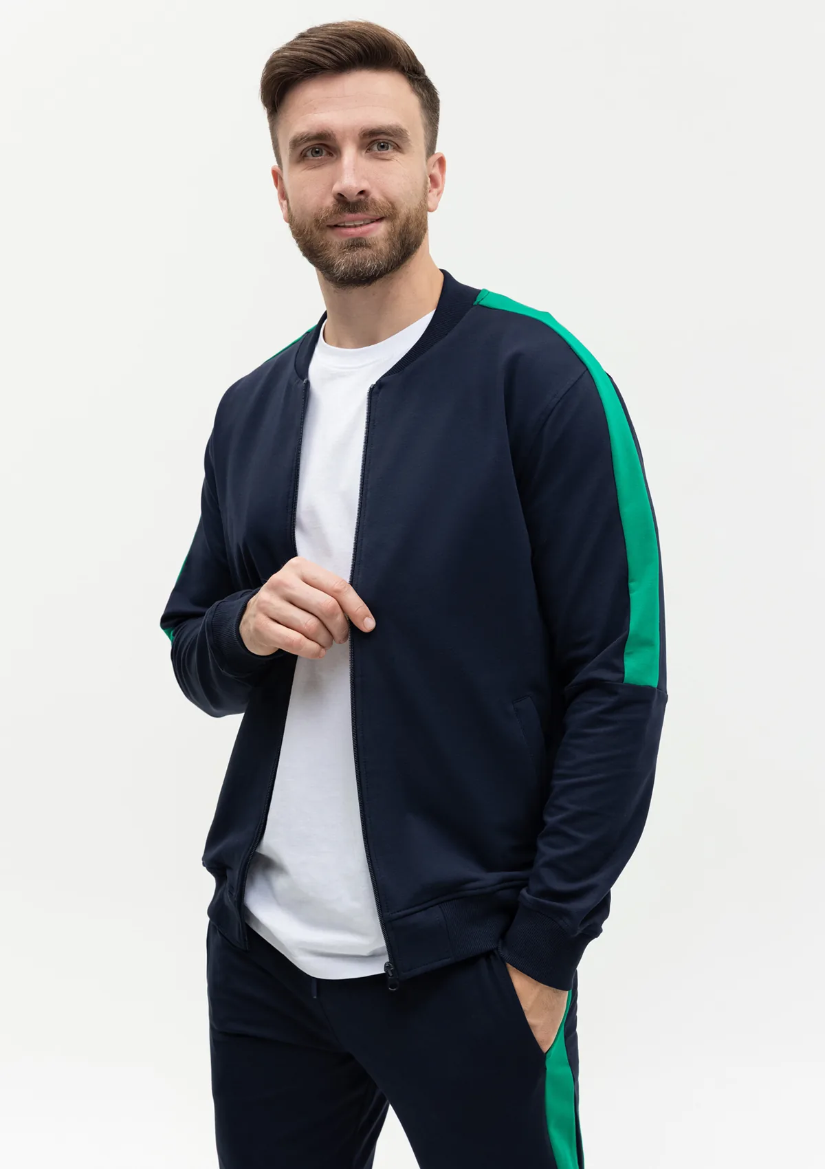 Костюм спортивный мужской STAN футер без начёса, 245, 300 фото 13
