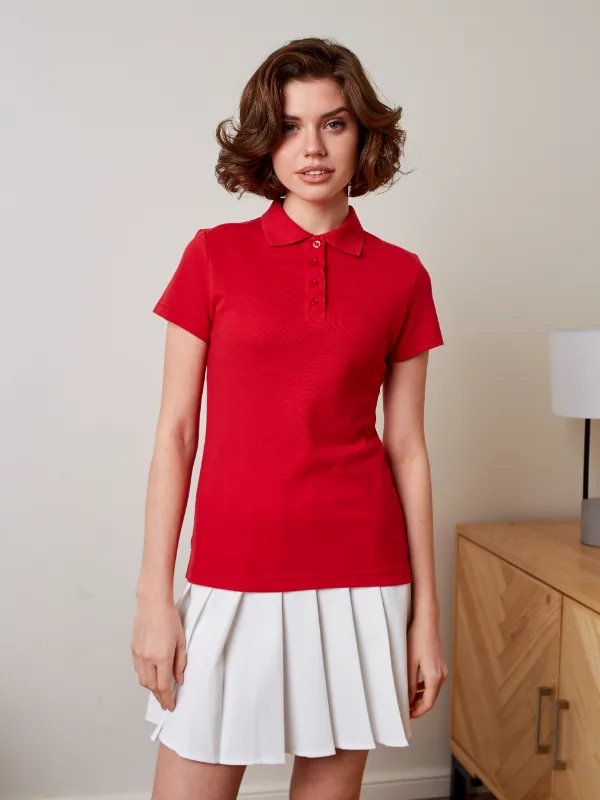 Рубашка поло женская STAN хлопок/полиэстер 185, 104W фото 4