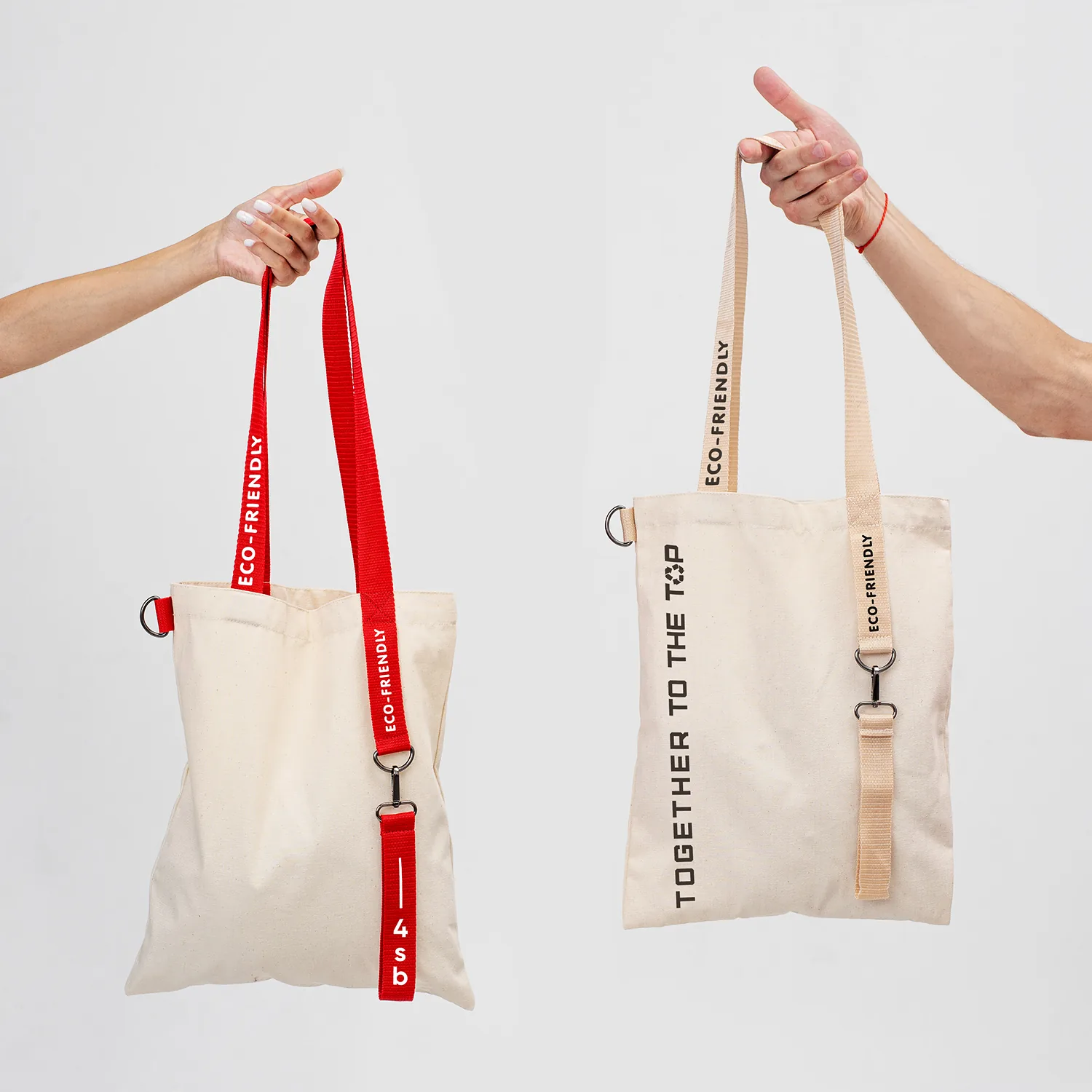 Шоппер Superbag (неокрашенный с красным) фото 6