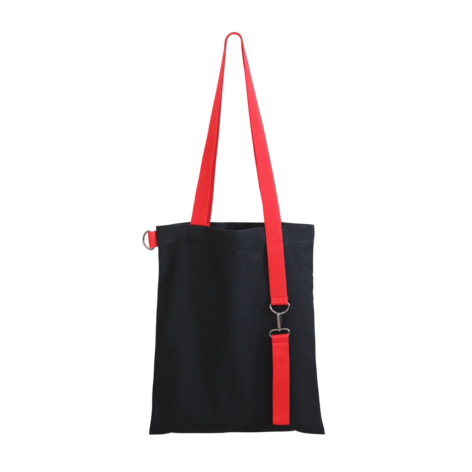 Шоппер Superbag black (чёрный с красным) фото 3