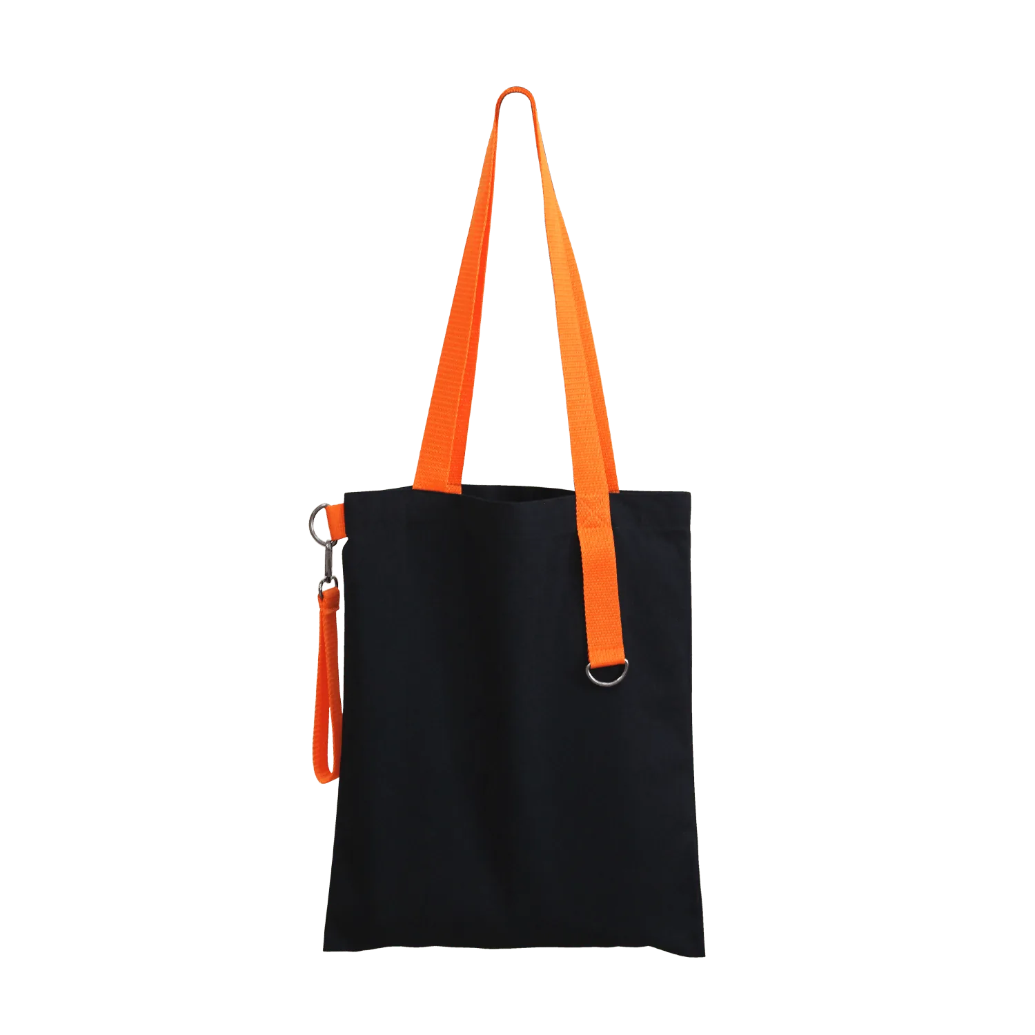 Шоппер Superbag black с ремувкой 4sb (чёрный с оранжевым) фото 3