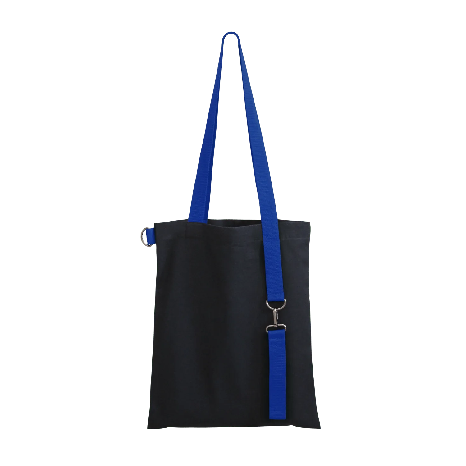 Шоппер Superbag black с ремувкой 4sb (чёрный с синим) фото 2