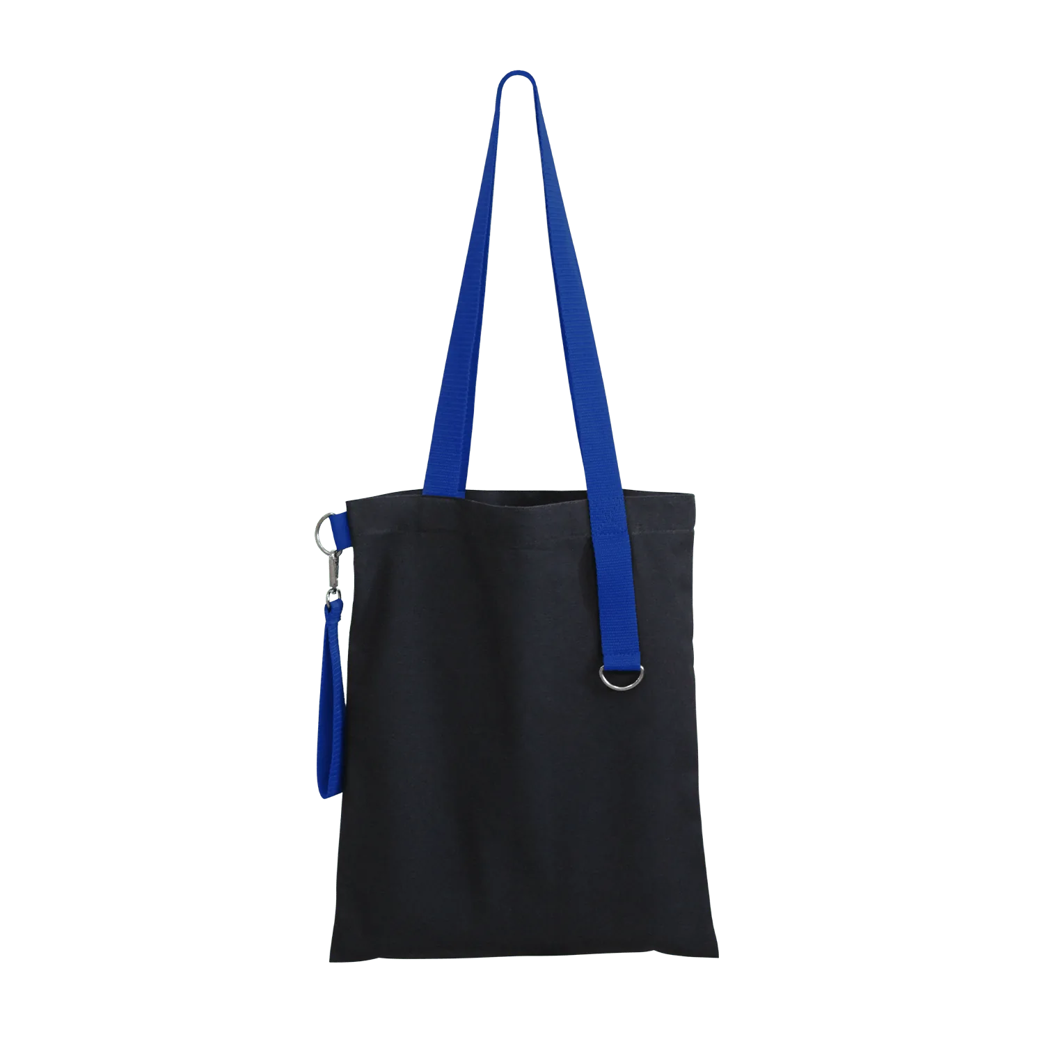 Шоппер Superbag black с ремувкой 4sb (чёрный с синим) фото 3