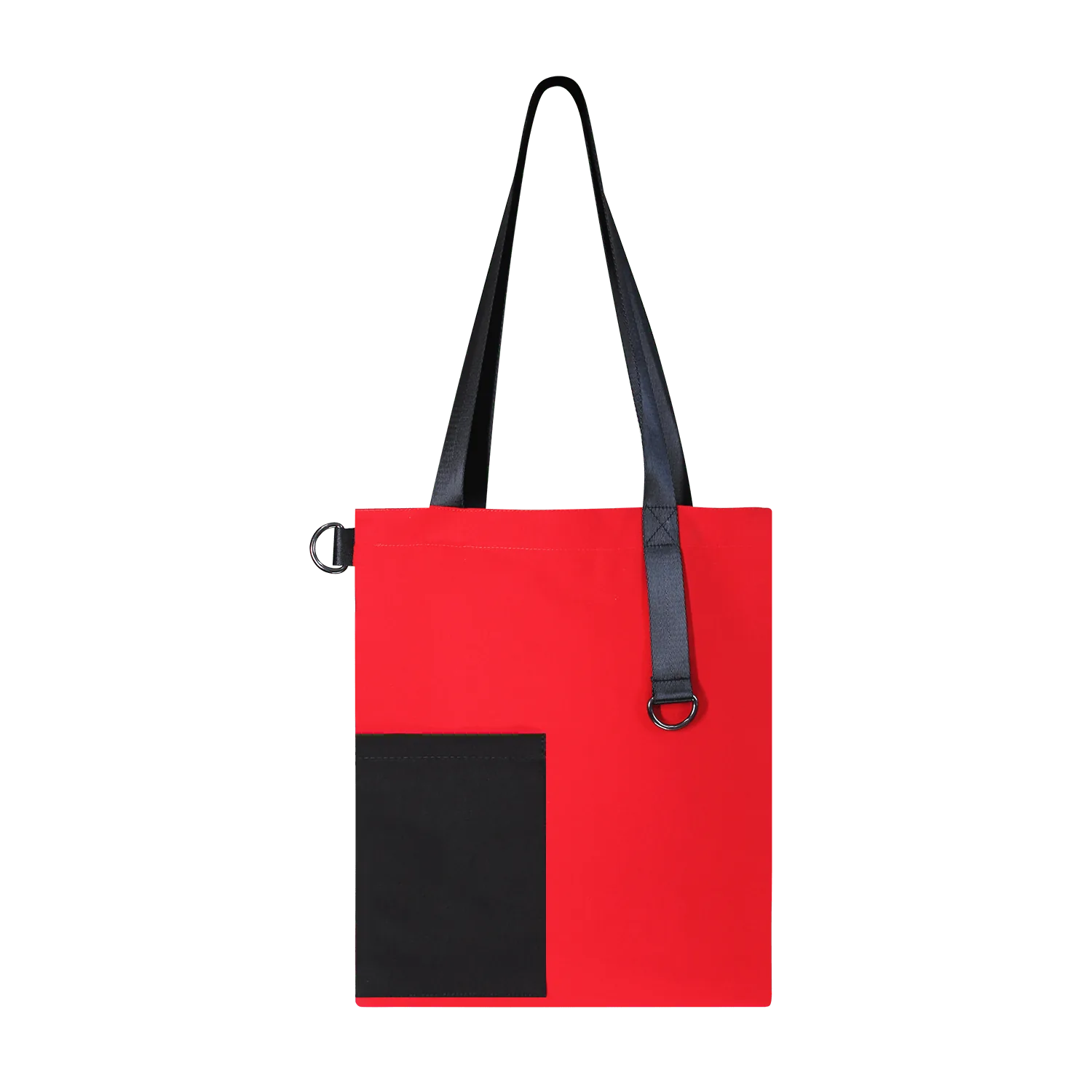 Шоппер Superbag Color (красный с чёрным) фото 2