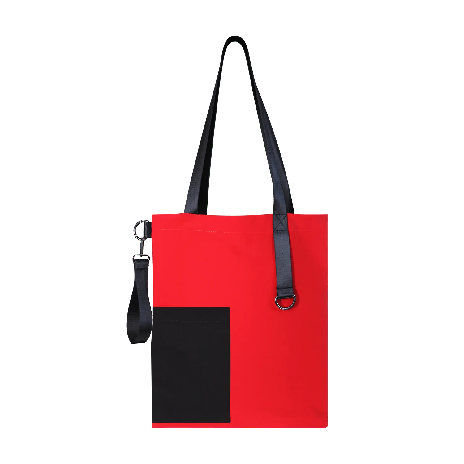 Шоппер Superbag Color (красный с чёрным) фото 4