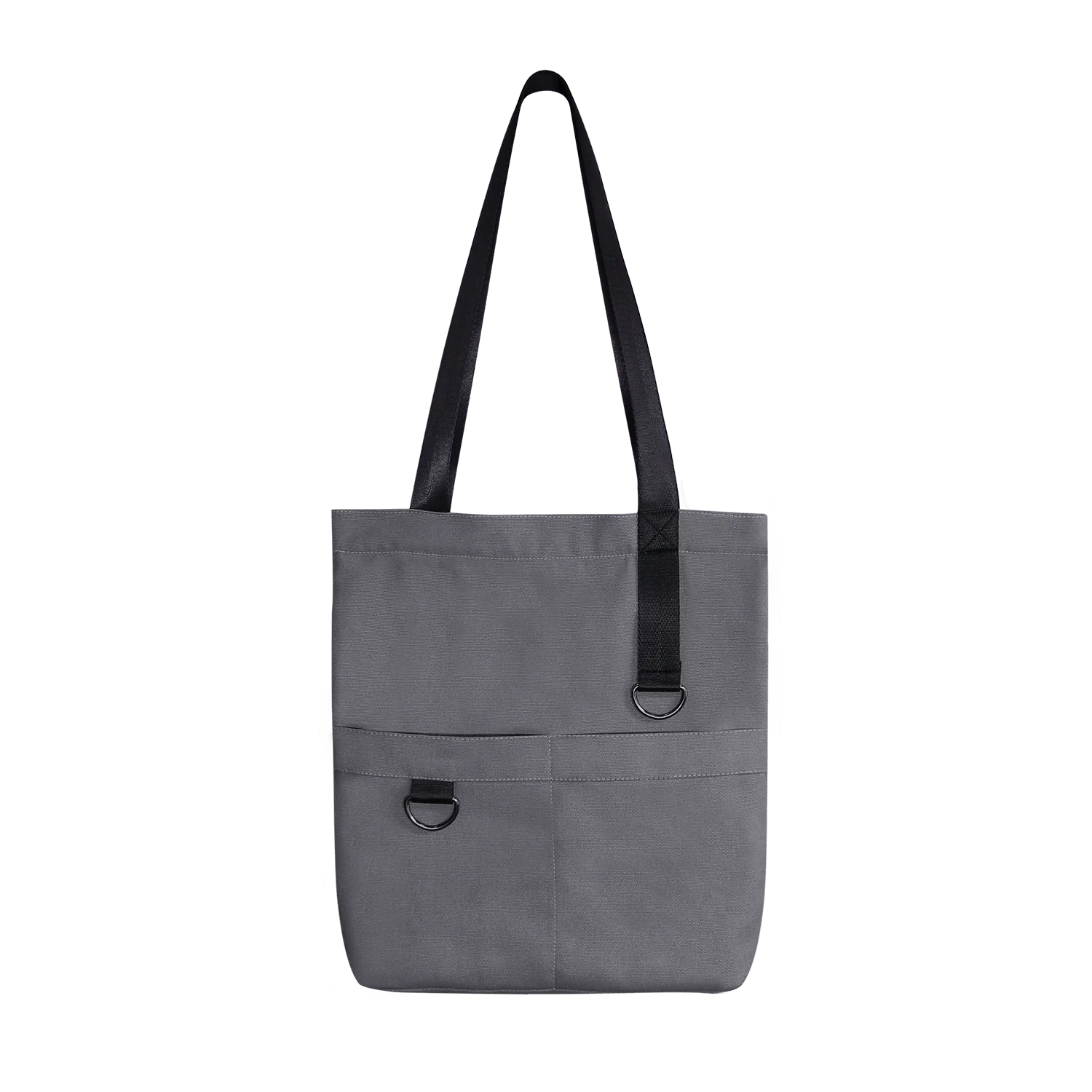 Шоппер Superbag ZIP, с двумя карманами и молнией (серый) фото 2