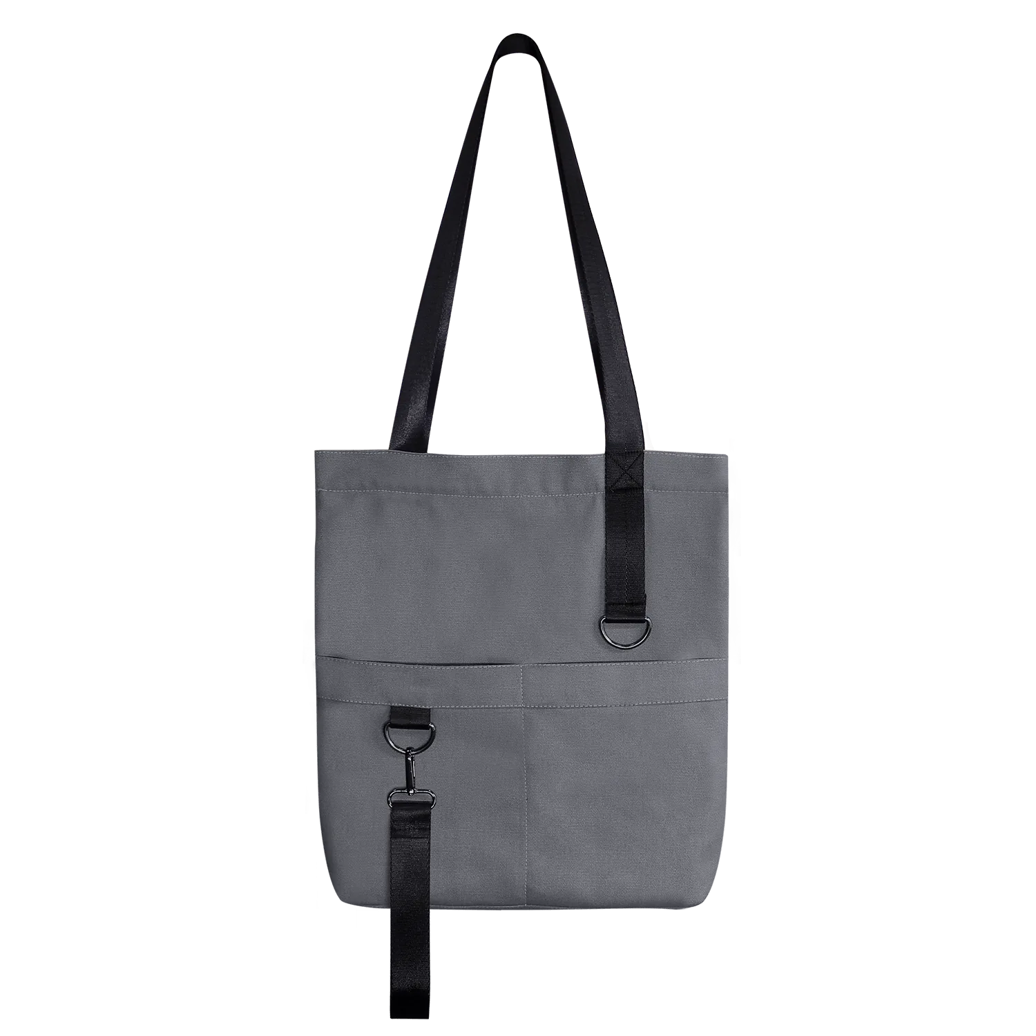 Шоппер Superbag ZIP, с двумя карманами и молнией (серый) фото 3