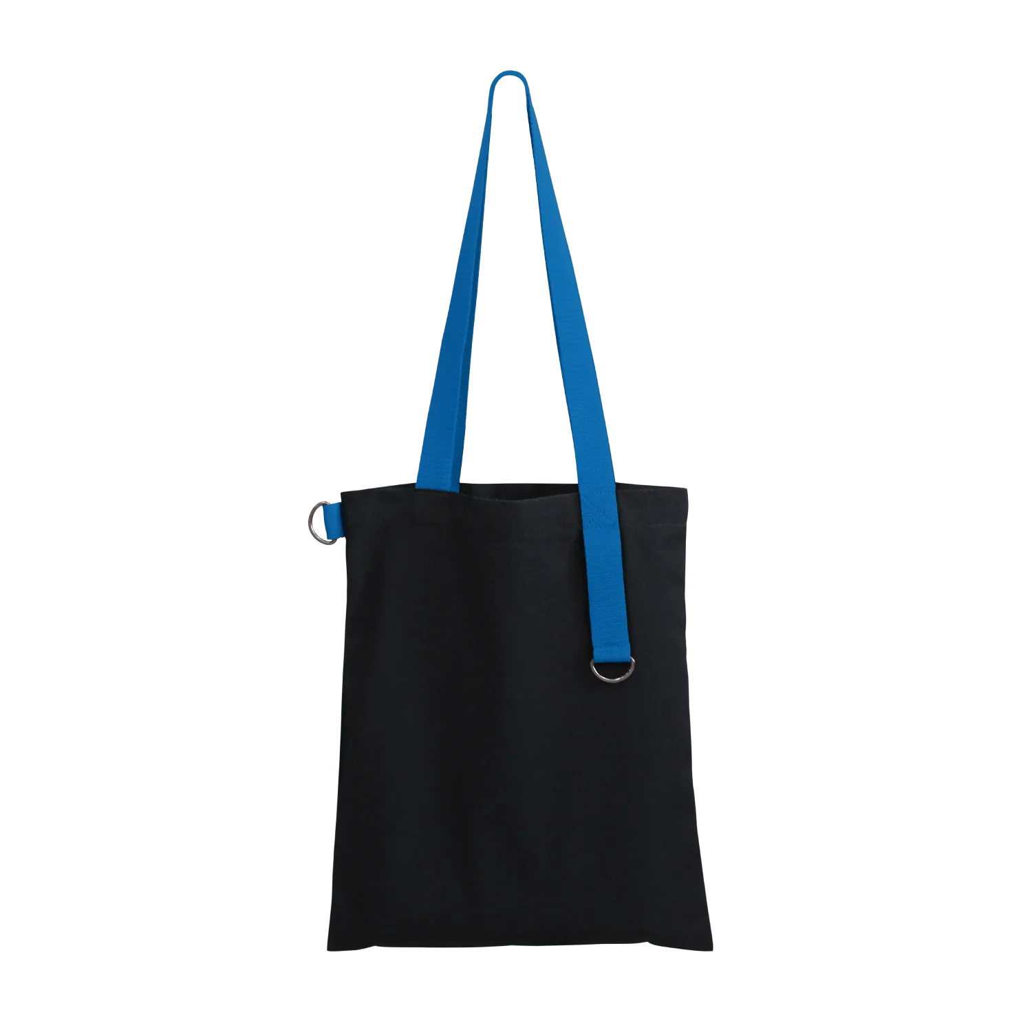 Шоппер Superbag black (чёрный с голубым) фото 2