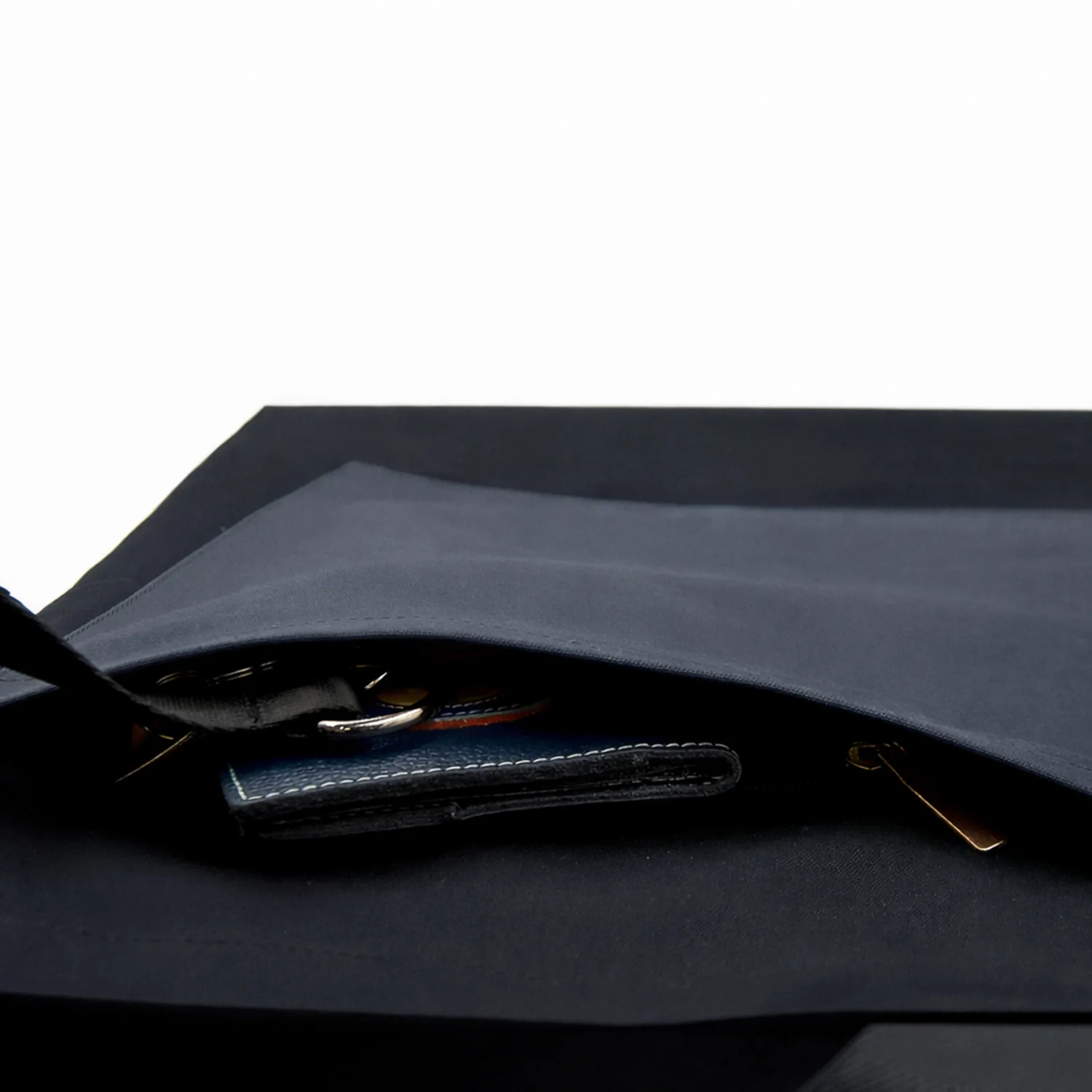 Шоппер Superbag Big Pocket, с карманом на молнии (черный с темно-серым) фото 5
