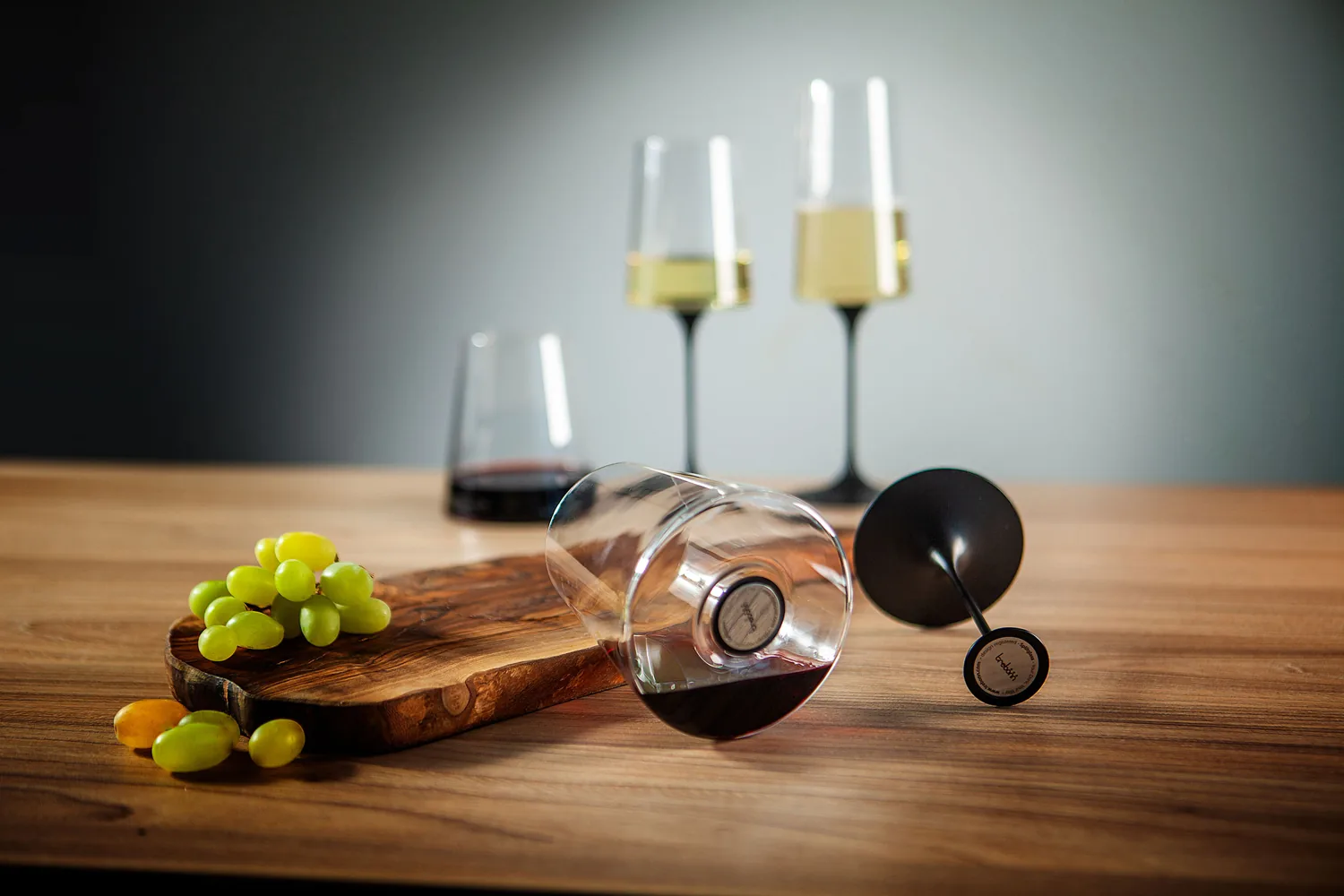 Хрустальный бокал для игристого вина на магните Trebonn SplitGlass, 2 шт, 320 мл фото 12