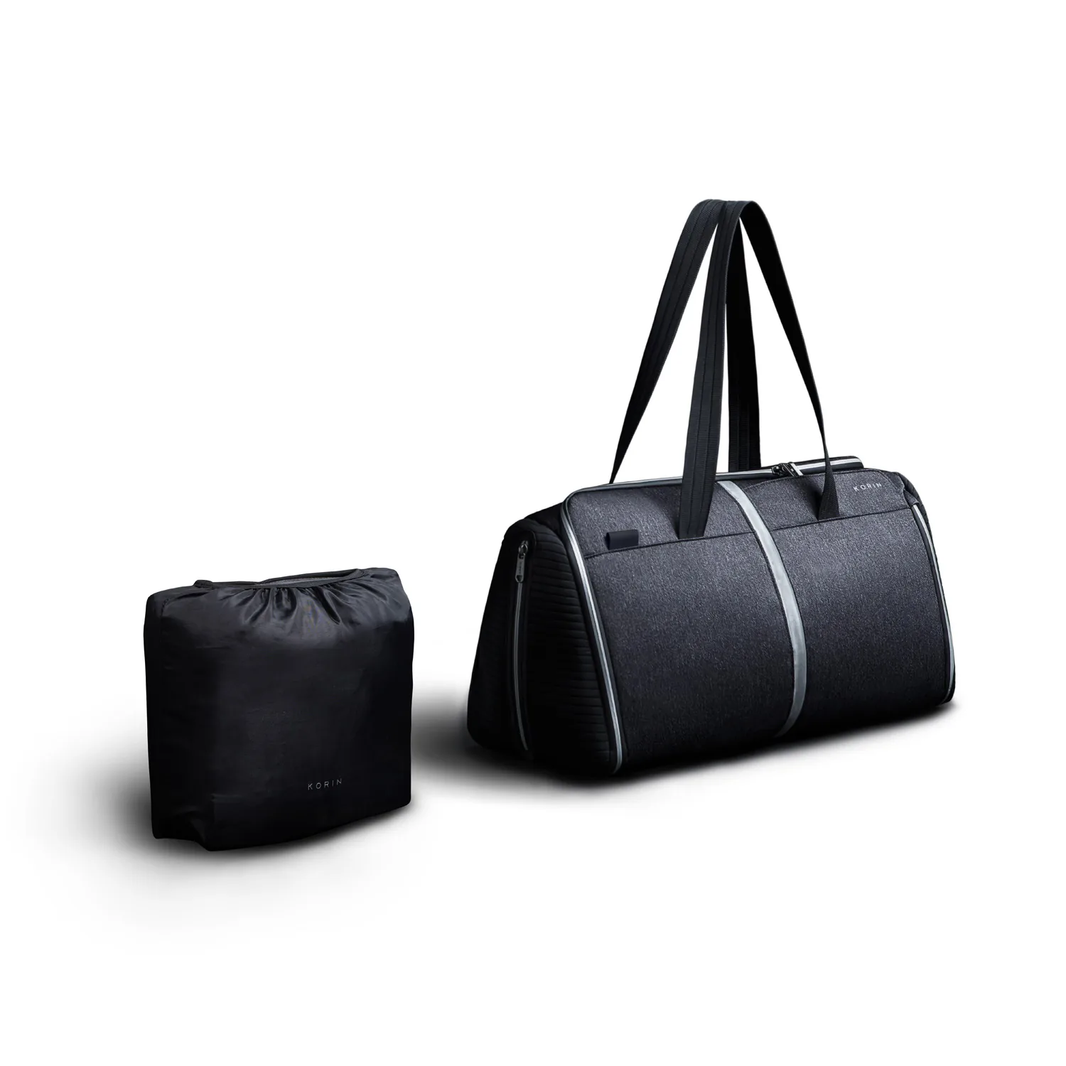 Спортивная KORIN сумка FlexPack Gym 49х26х23 см, темно-серая фото 11