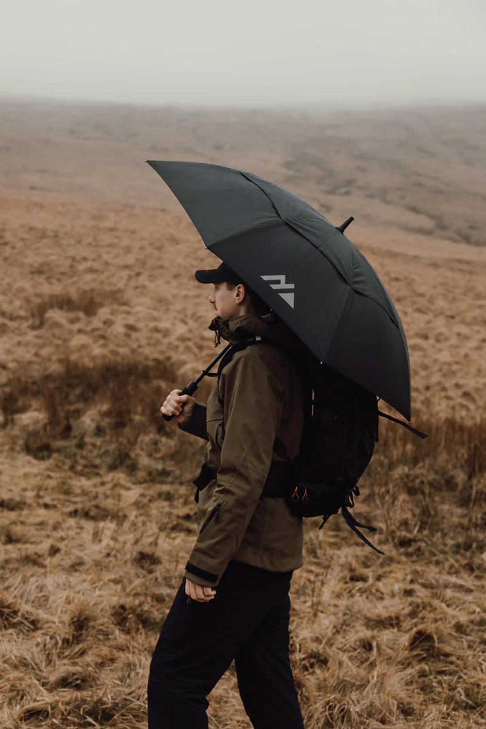 Зонт-трость антишторм Nordic Drift Trail AWARE™ RPET, UPF 50+, d135-140 см фото 10