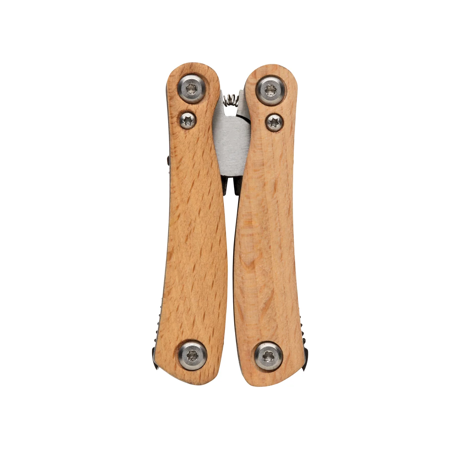 Мини-мультитул Wood, коричневый фото 2