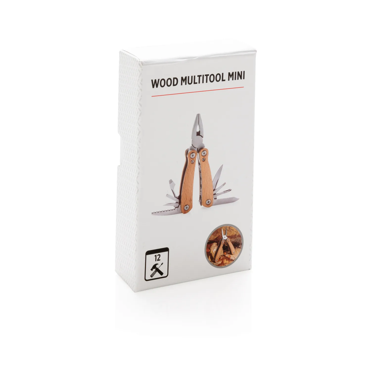 Мини-мультитул Wood, коричневый фото 6