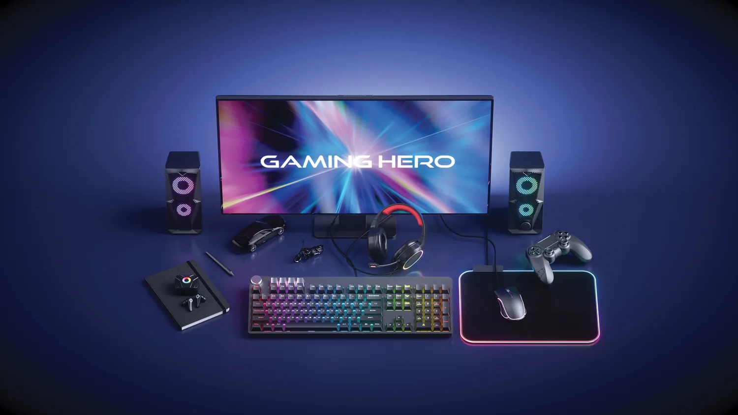 Игровой коврик для мыши с RGB-подсветкой фото 5